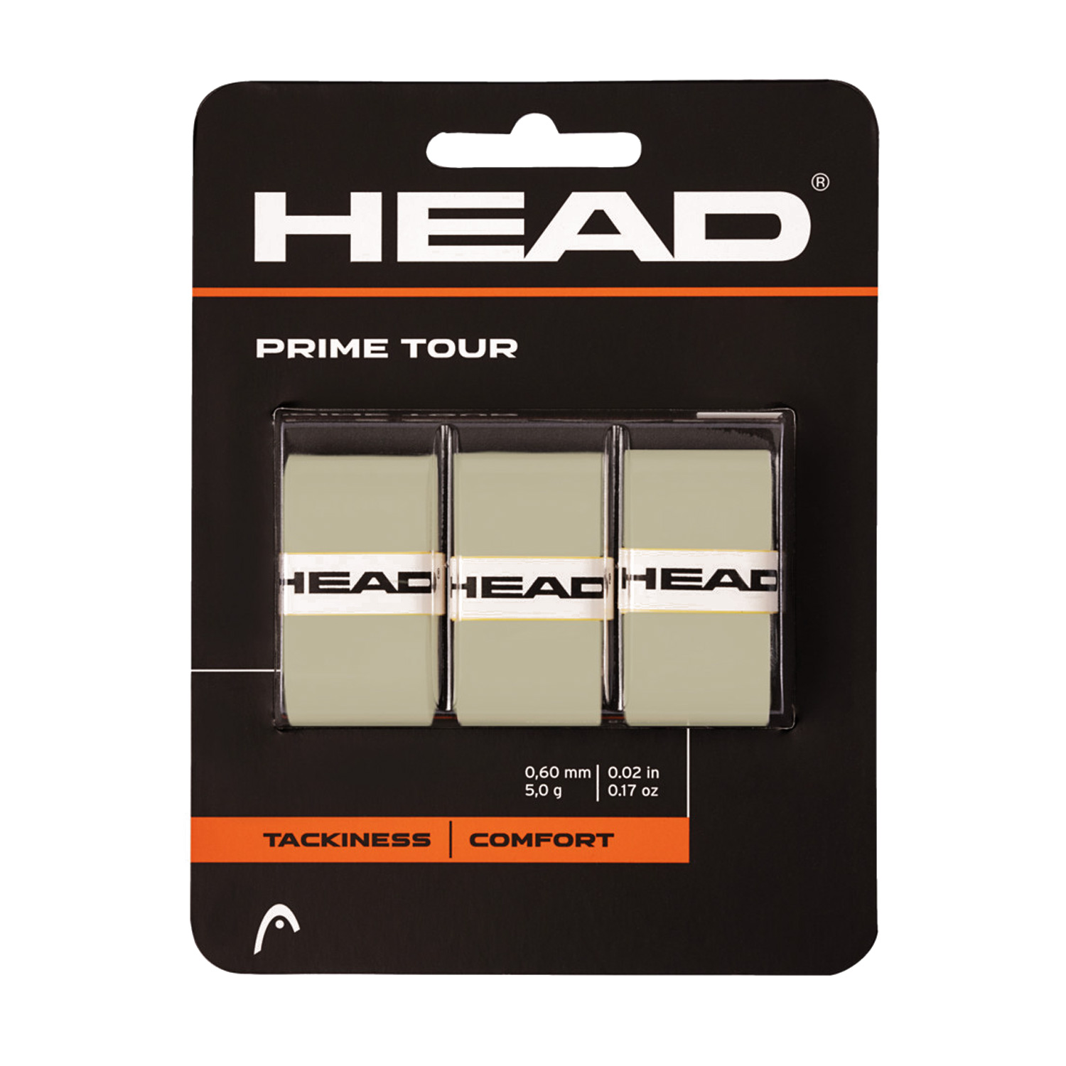 Head Prime Tour Overgrip x 3 - Grey