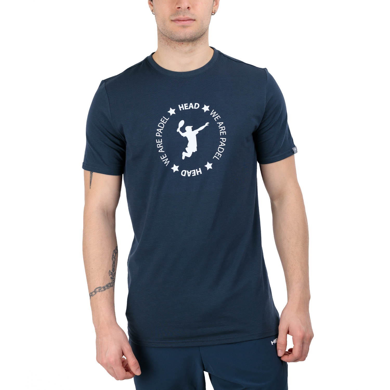 Head Graphic T-Shirt - Navy