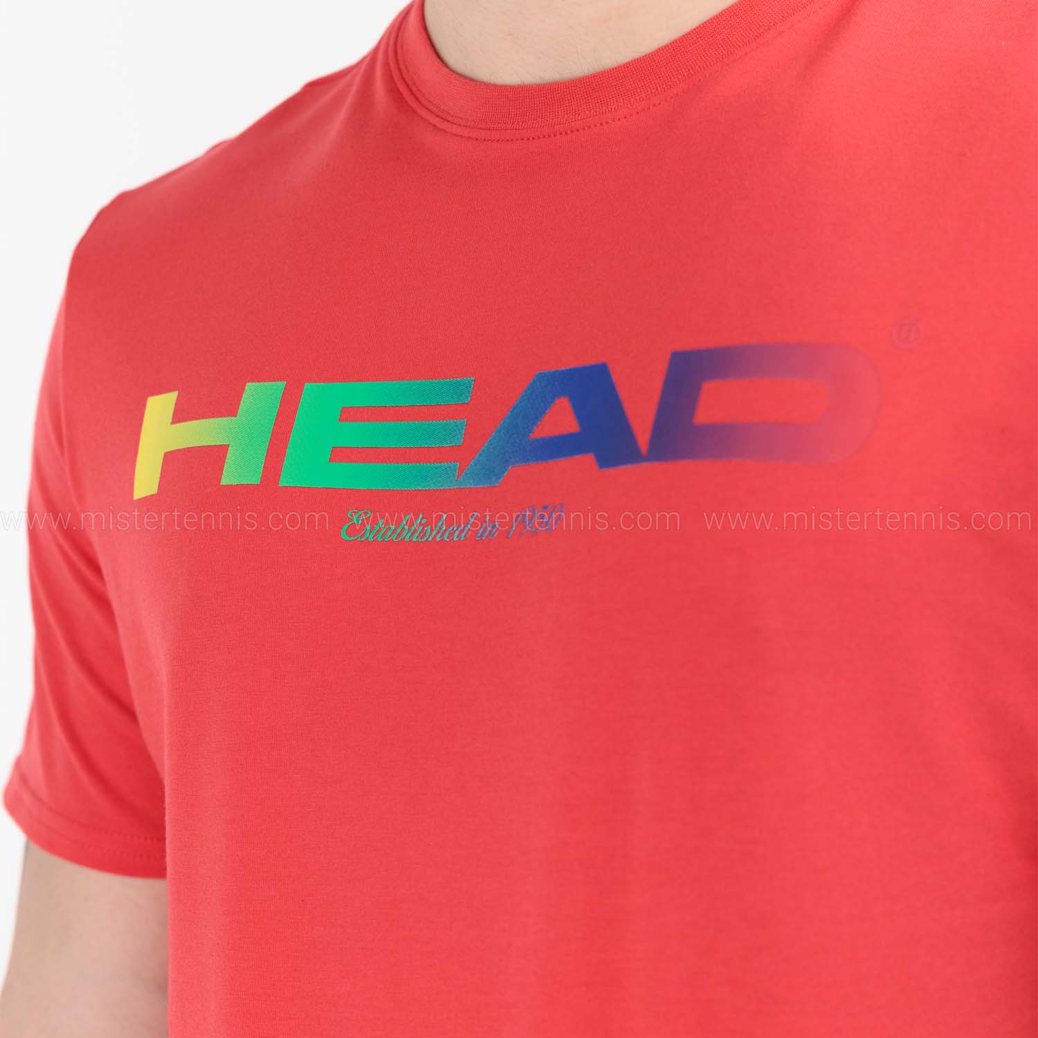 Head Rainbow T-Shirt - Red