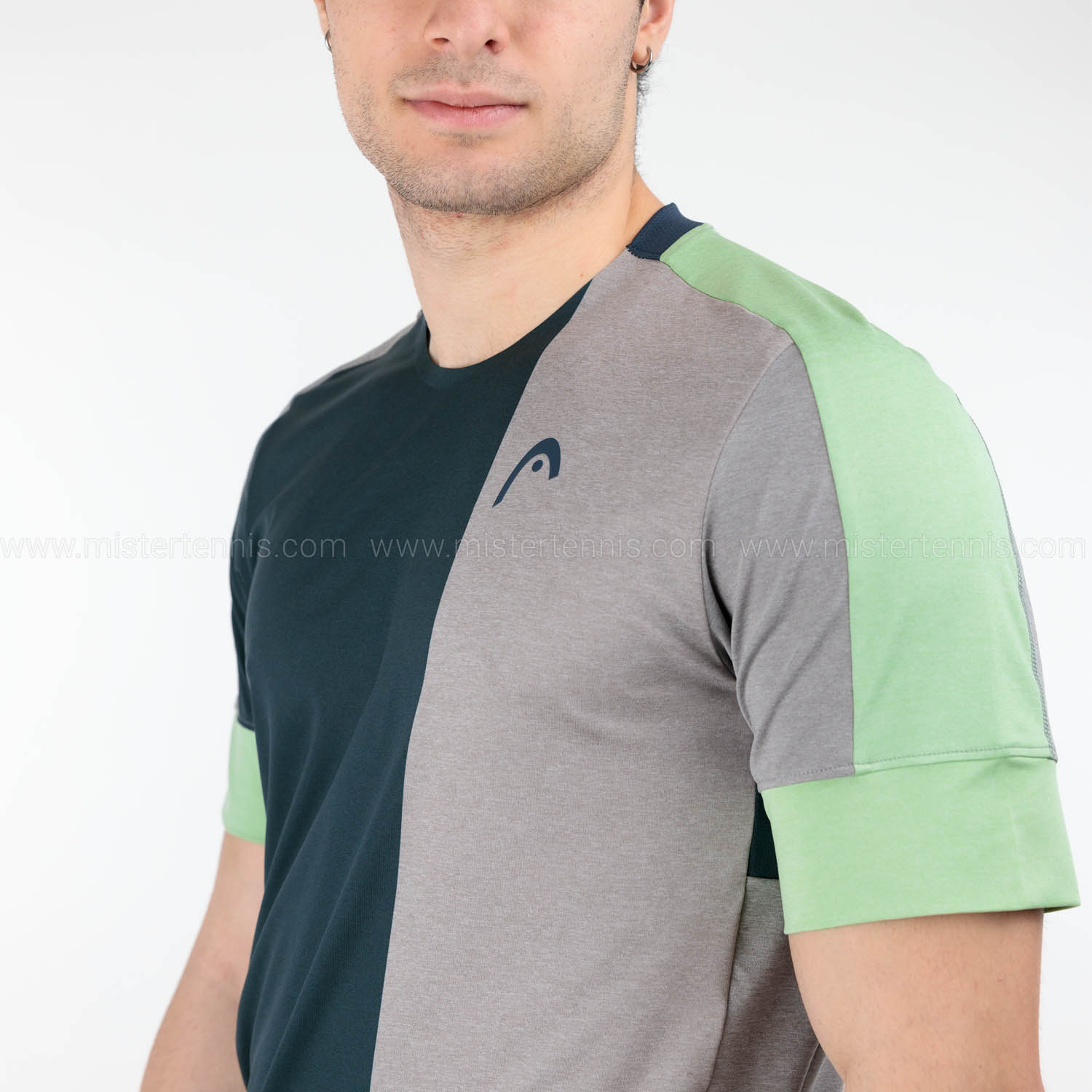 Head Play Tech Pro Camiseta - Celery Green/Grey