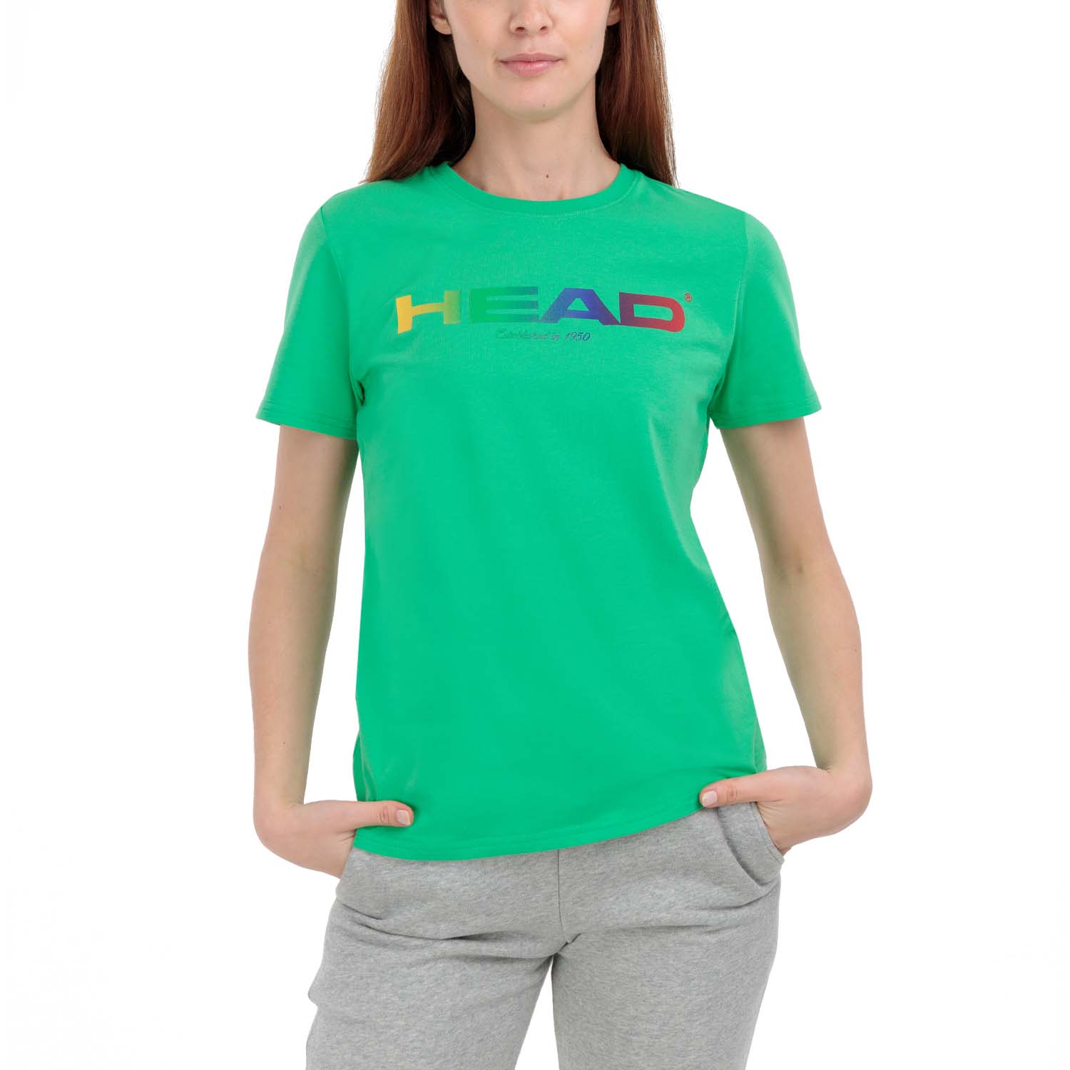 Head Rainbow Camiseta - Candy Green