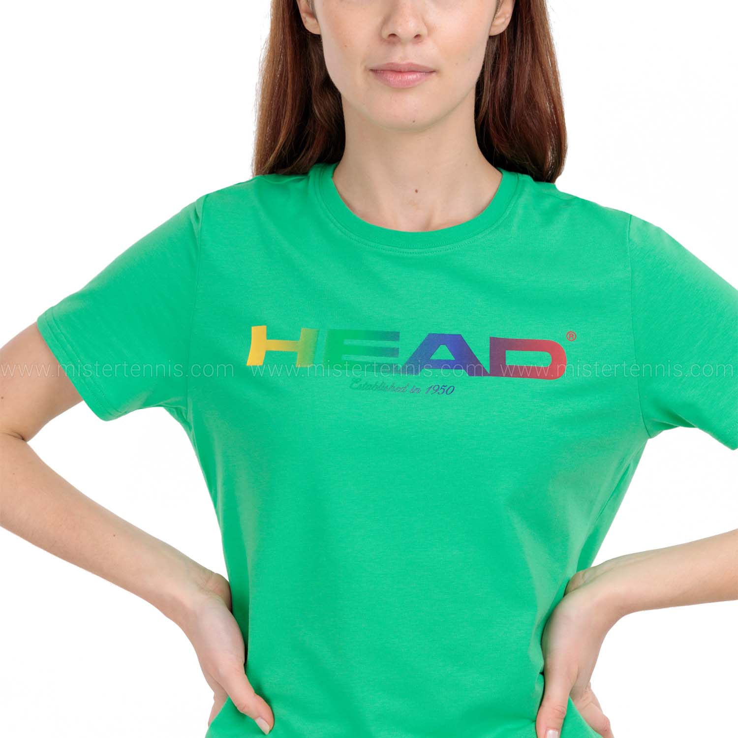 Head Rainbow Camiseta - Candy Green