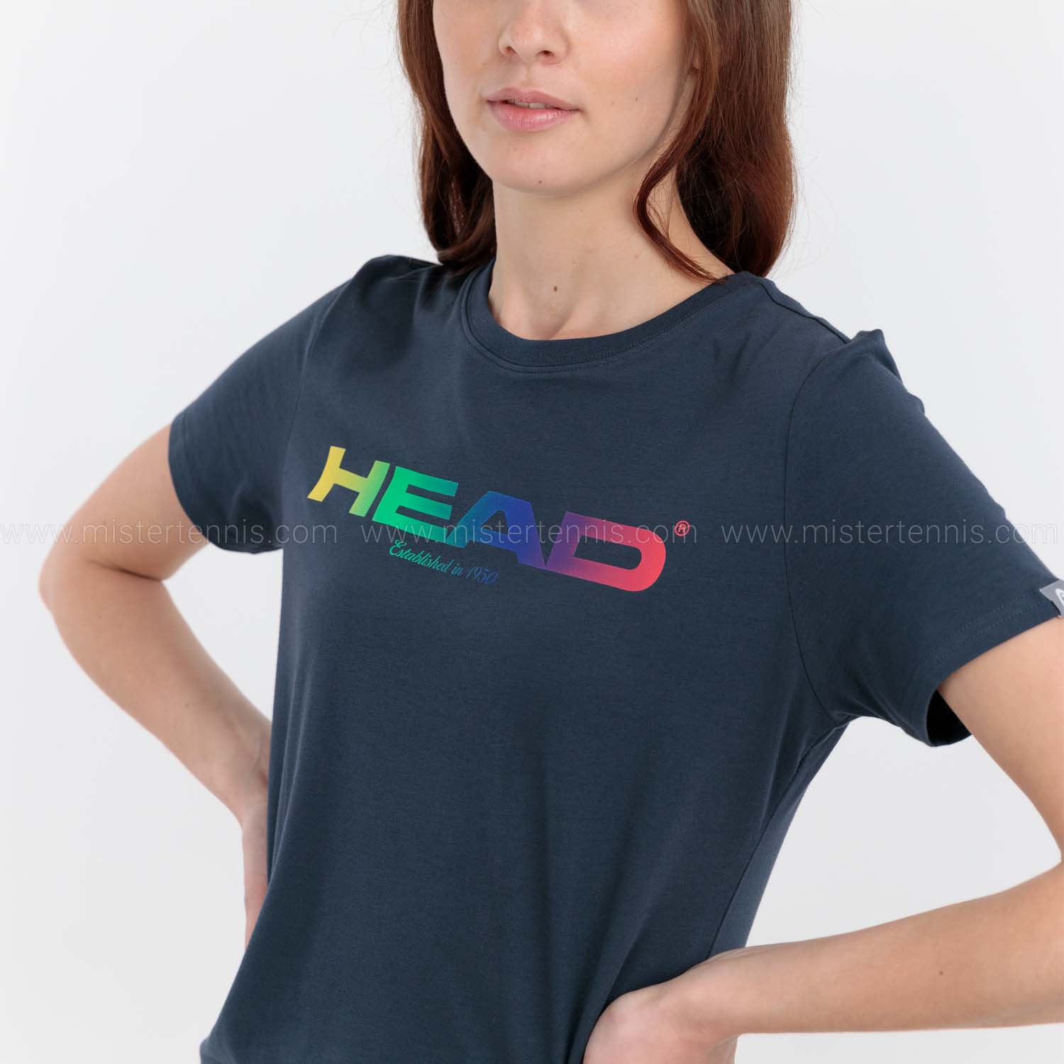 Head Rainbow T-Shirt - Navy