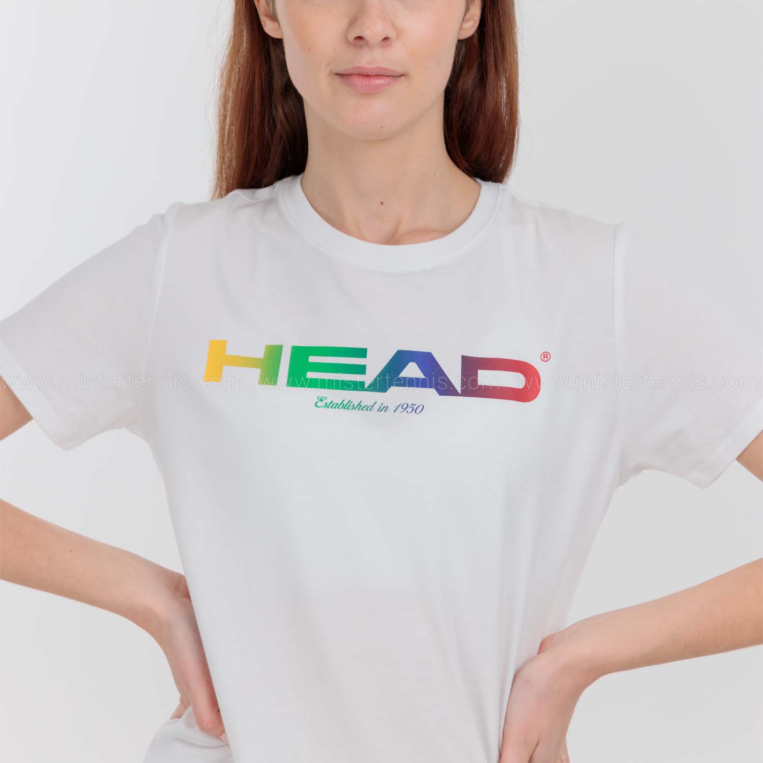 Head Rainbow Camiseta - White