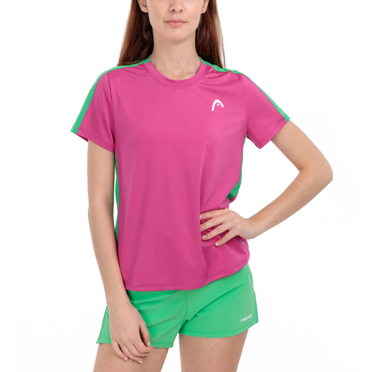 Head Tie Break Camiseta - Vivid Pink