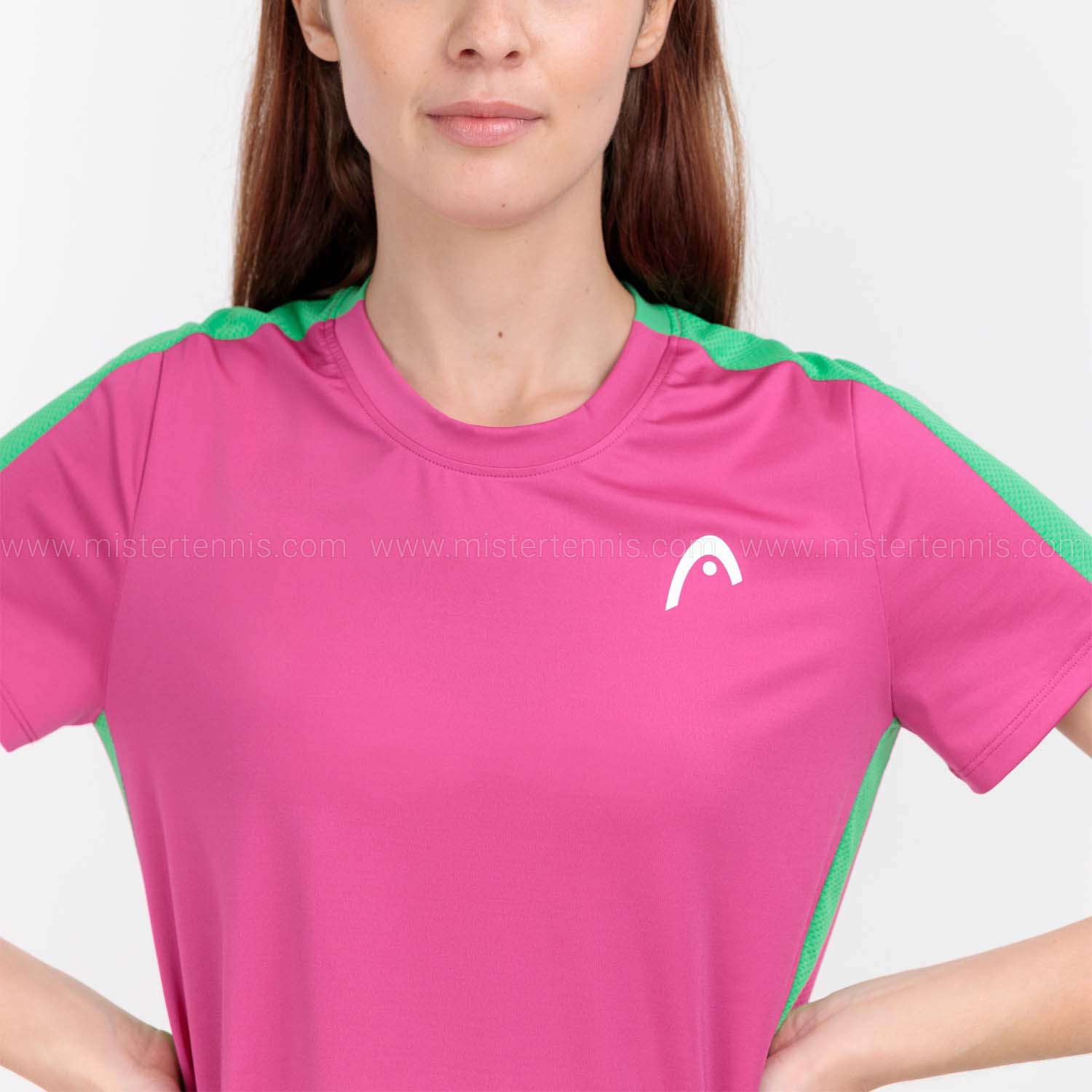 Head Tie Break T-Shirt - Vivid Pink