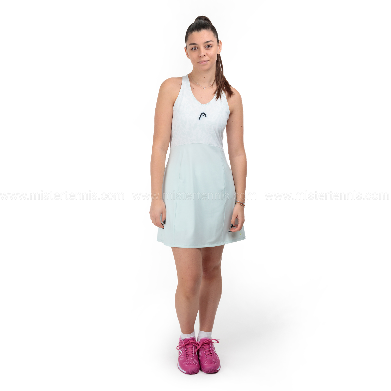 Head Spirit Logo Vestido - Print Vision/Infinity Blue