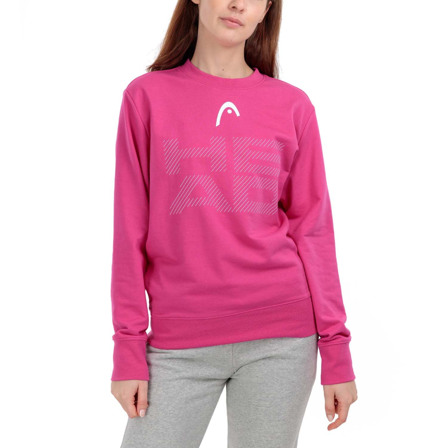 Head Rally Logo Sudadera - Vivid Pink