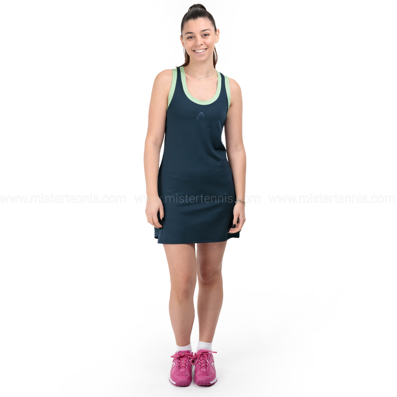 Head Play Tech Dress - Navy