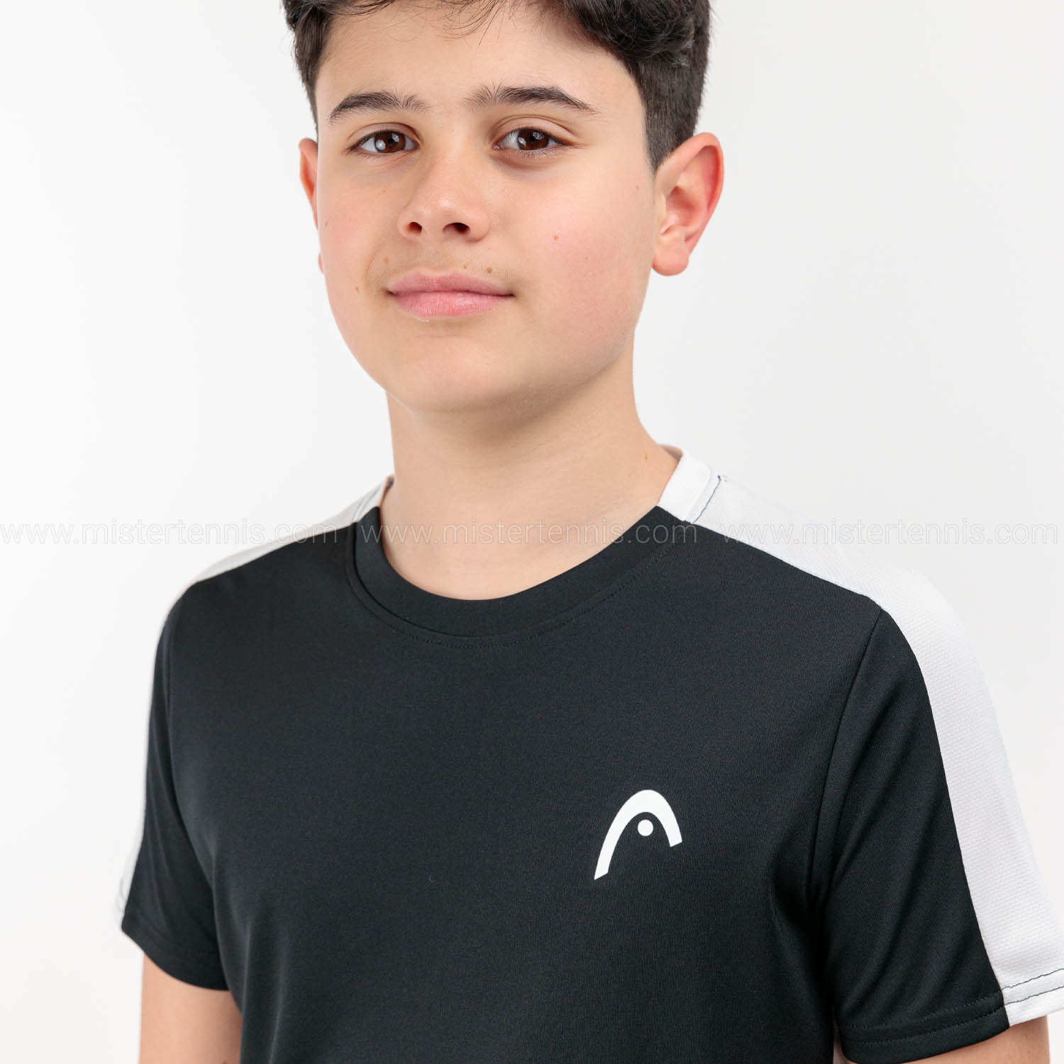 Head Slice Logo T-Shirt Boy - Black