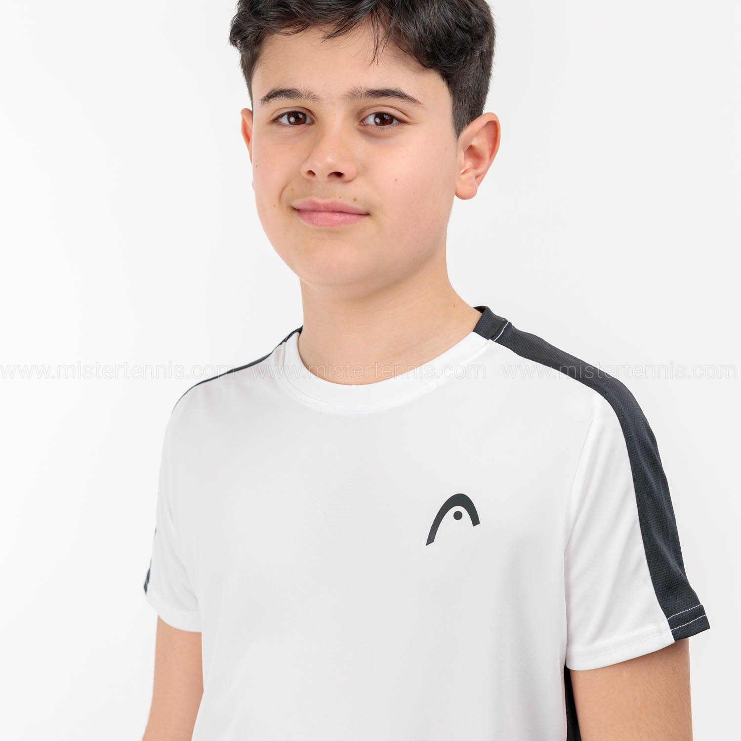 Head Slice Logo Camiseta Niño - White