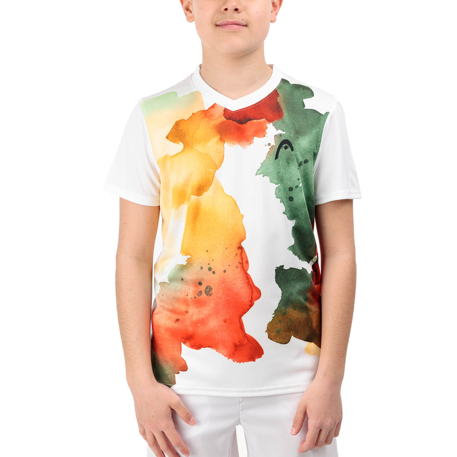 Head Topspin Pro T-Shirt Boy - Print Vision Orange