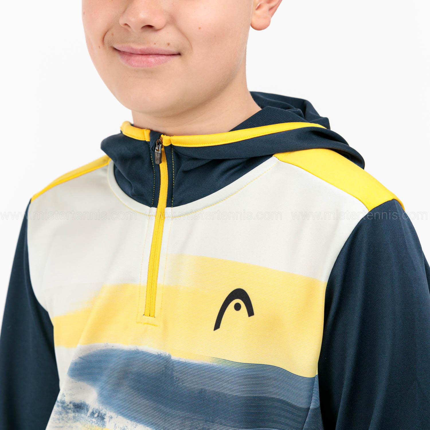 Head Topspin Hoodie Boy - Navy/Print