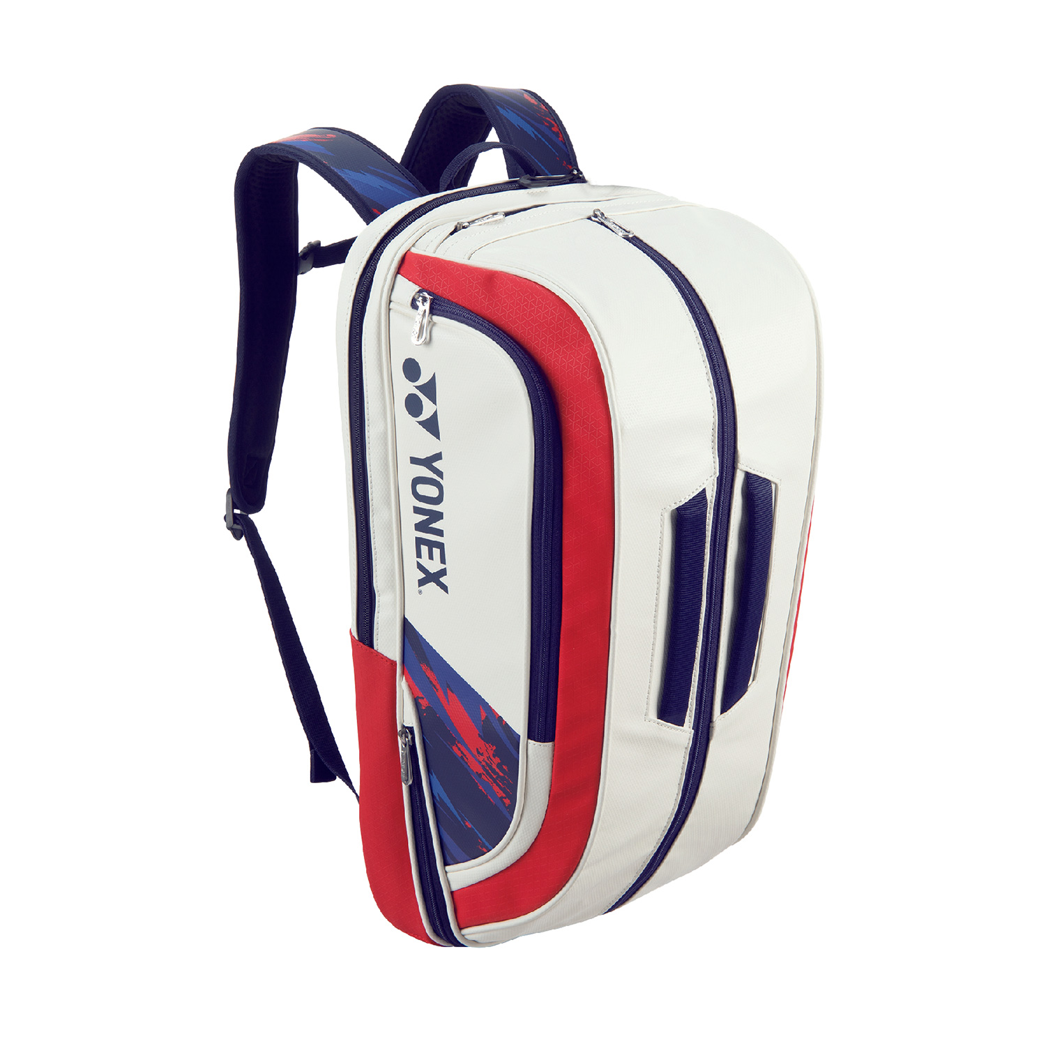 Yonex Expert Tournament Backpack - White/Blue/Red