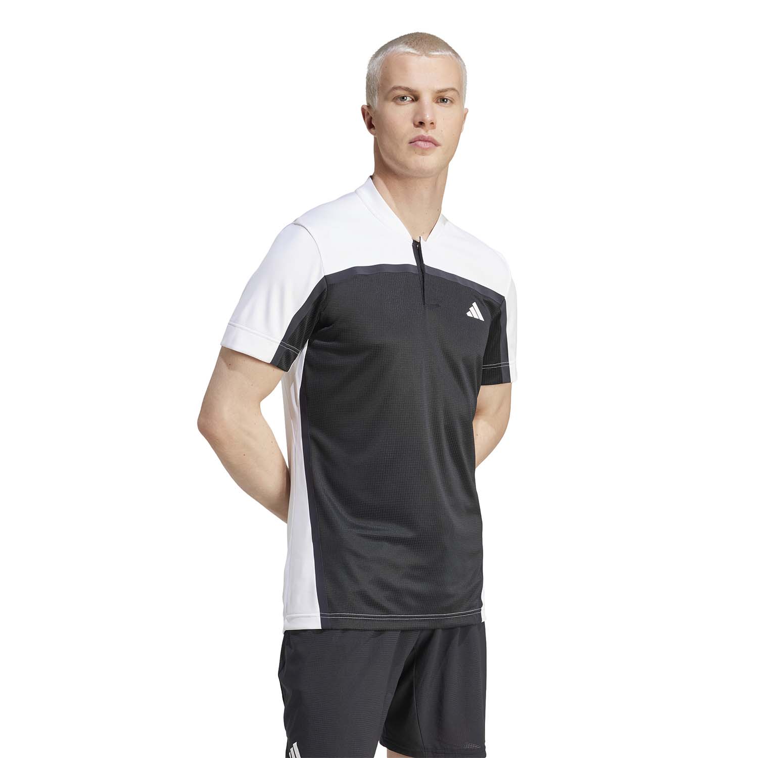 adidas FreeLift Pro Polo - Black/White