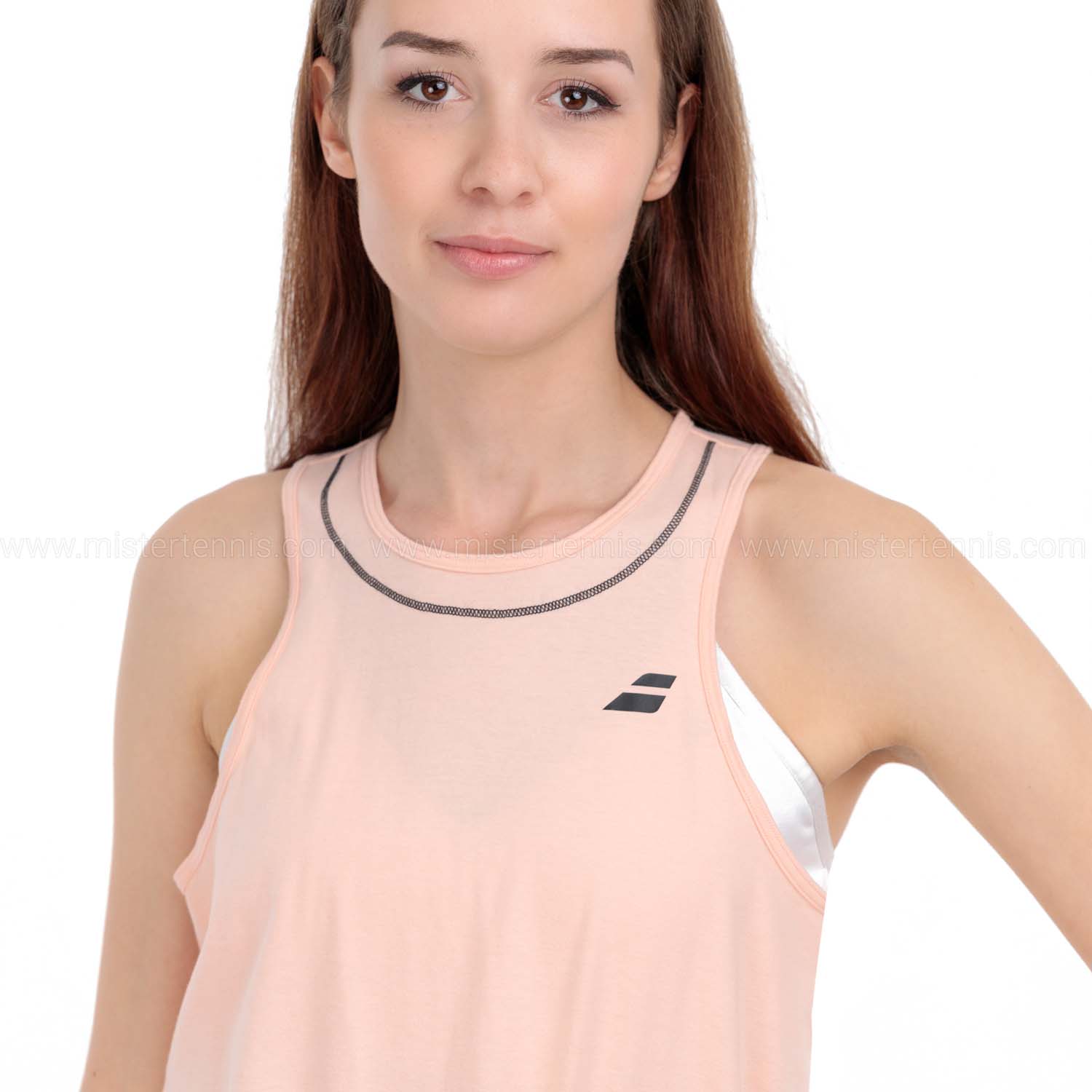 Babolat Exercise Logo Tank - Tropical Peach