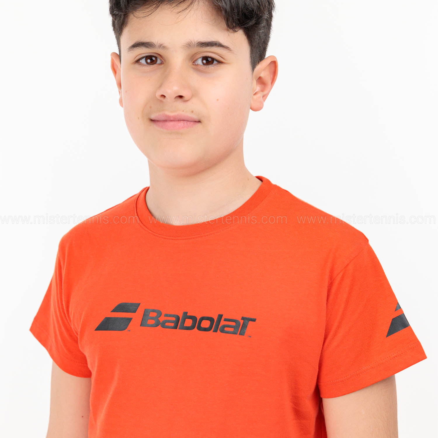 Babolat Exercise T-Shirt Boy - Fiesta Red