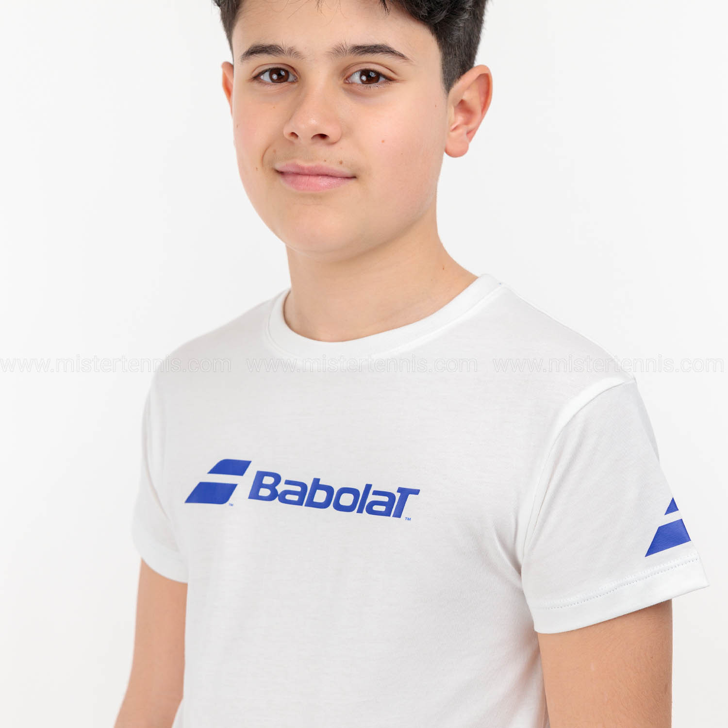 Babolat Exercise T-Shirt Boy - White