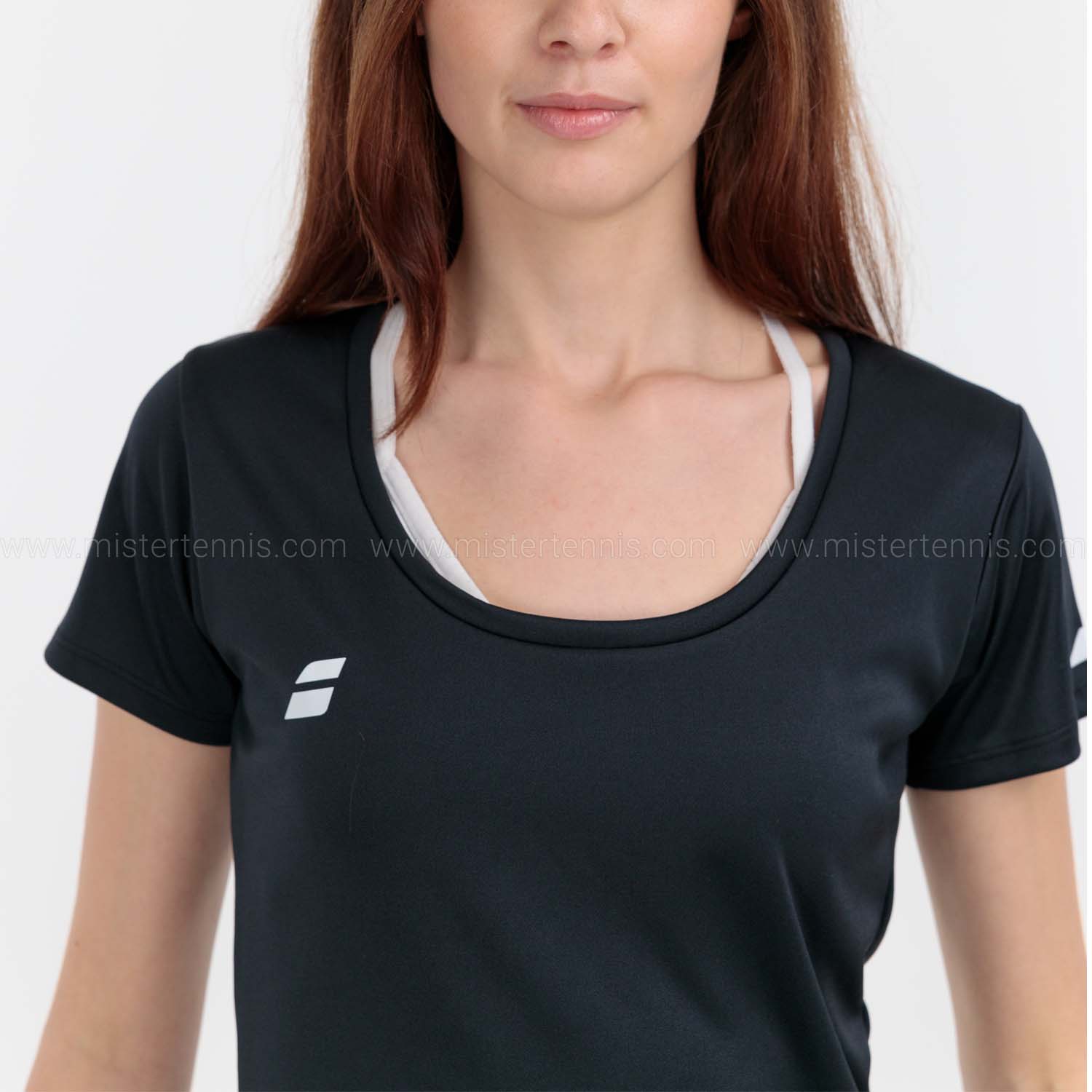 Babolat Play Cap Logo T-Shirt - Black