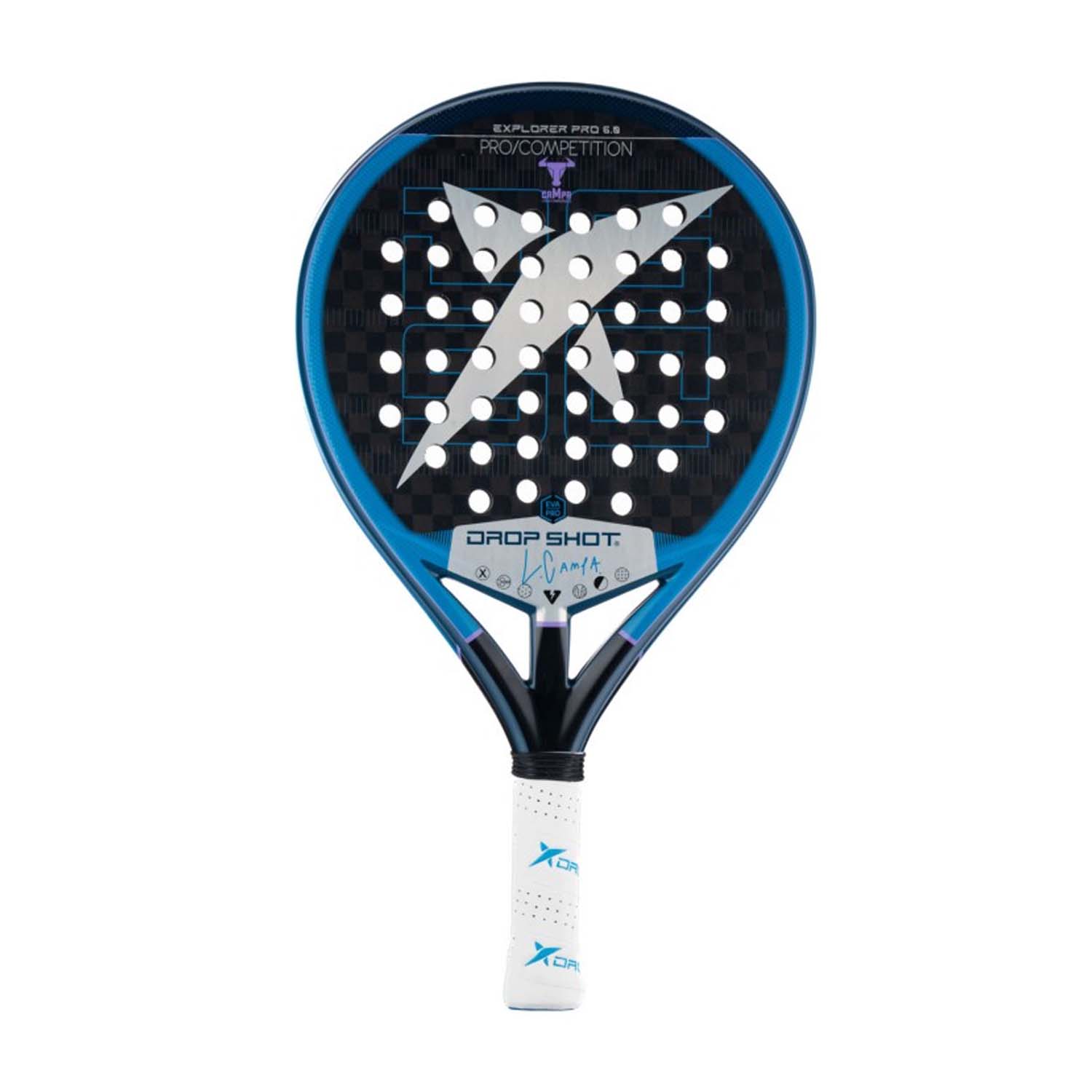 Drop Shot Explorer Pro 6.0 Padel - Blue/Silver