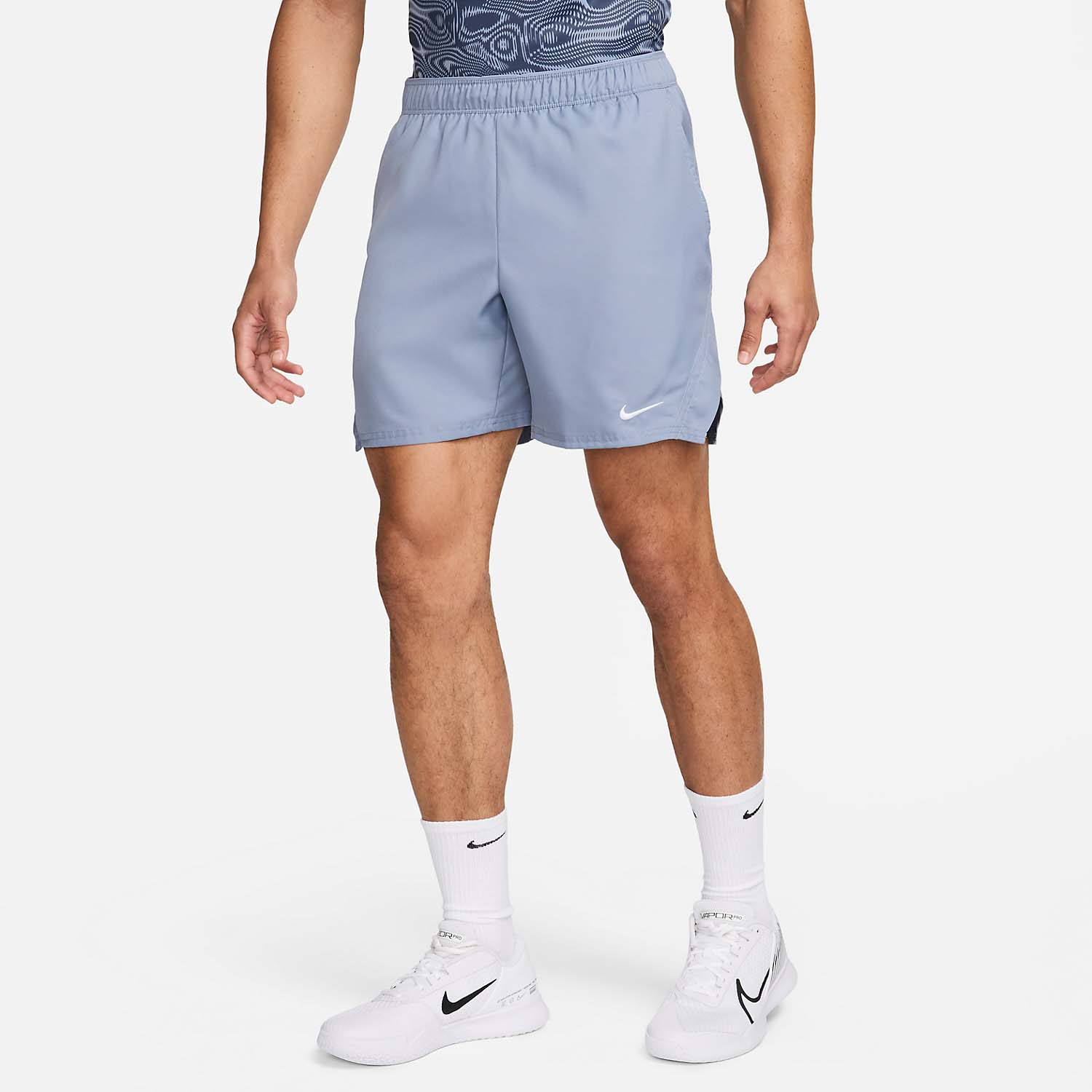 Nike Court Dri-FIT Victory 7in Shorts - Ashen Slate/White