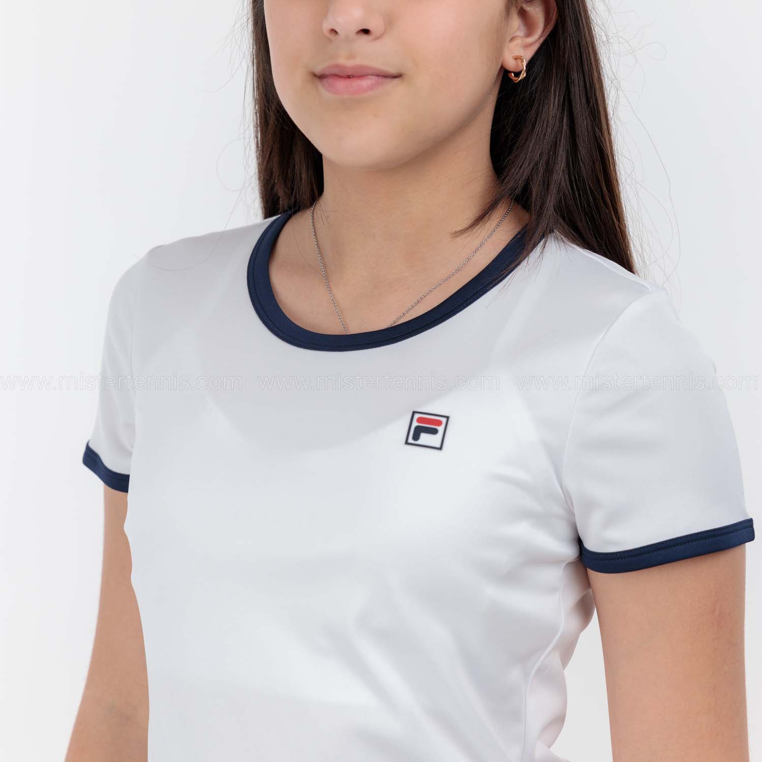 Fila Elisabeth T-Shirt Girl - White/Red