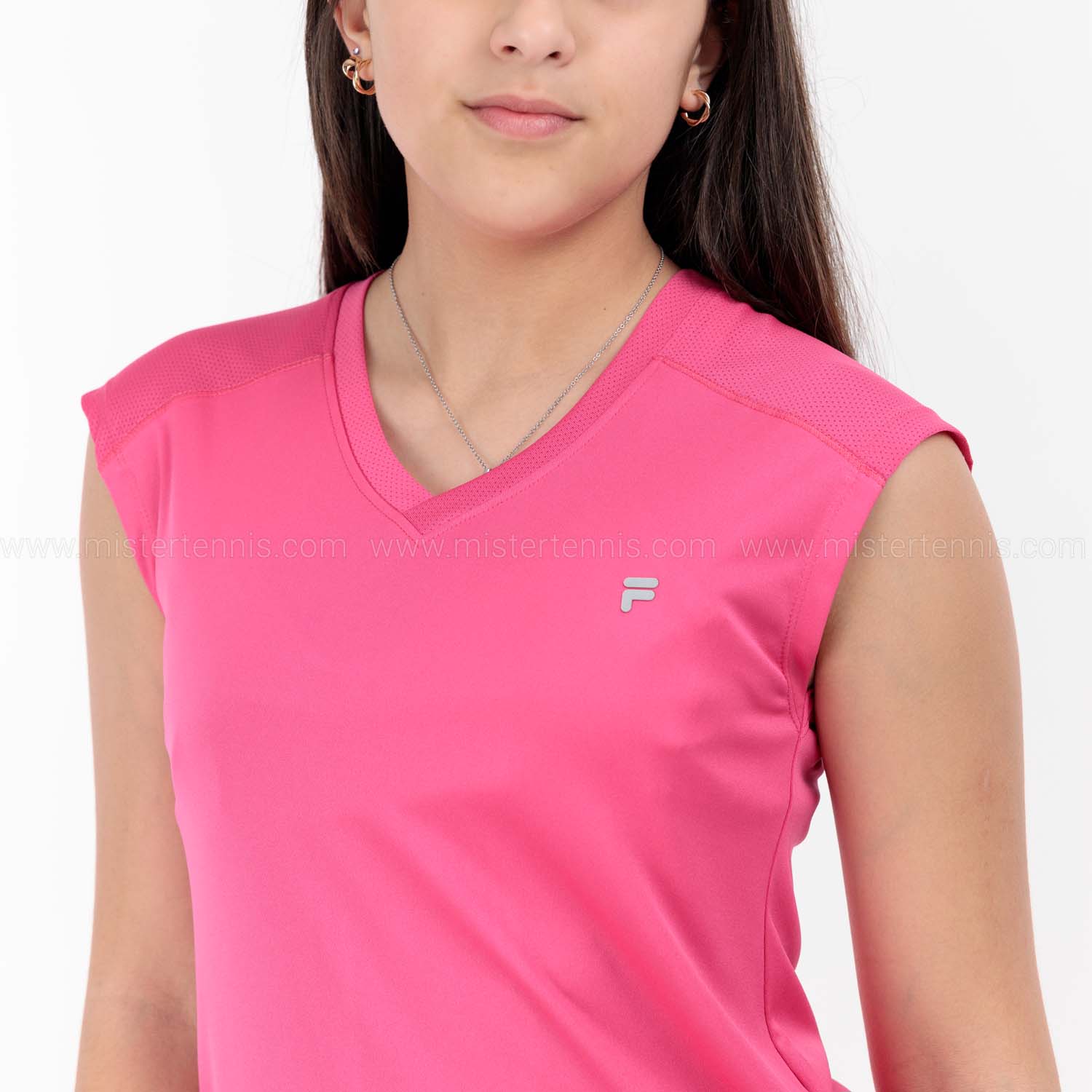 Fila Maisie Maglietta Bambina - Hot Pink