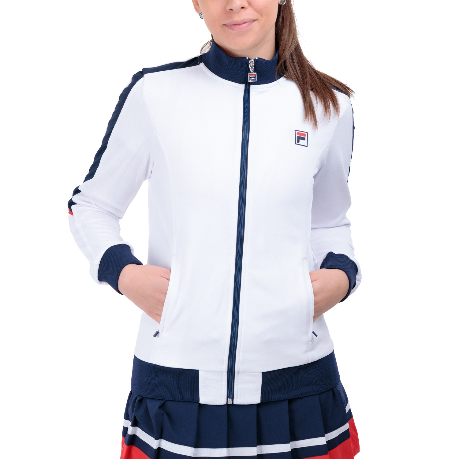 Fila Manuela Jacket - White/Navy