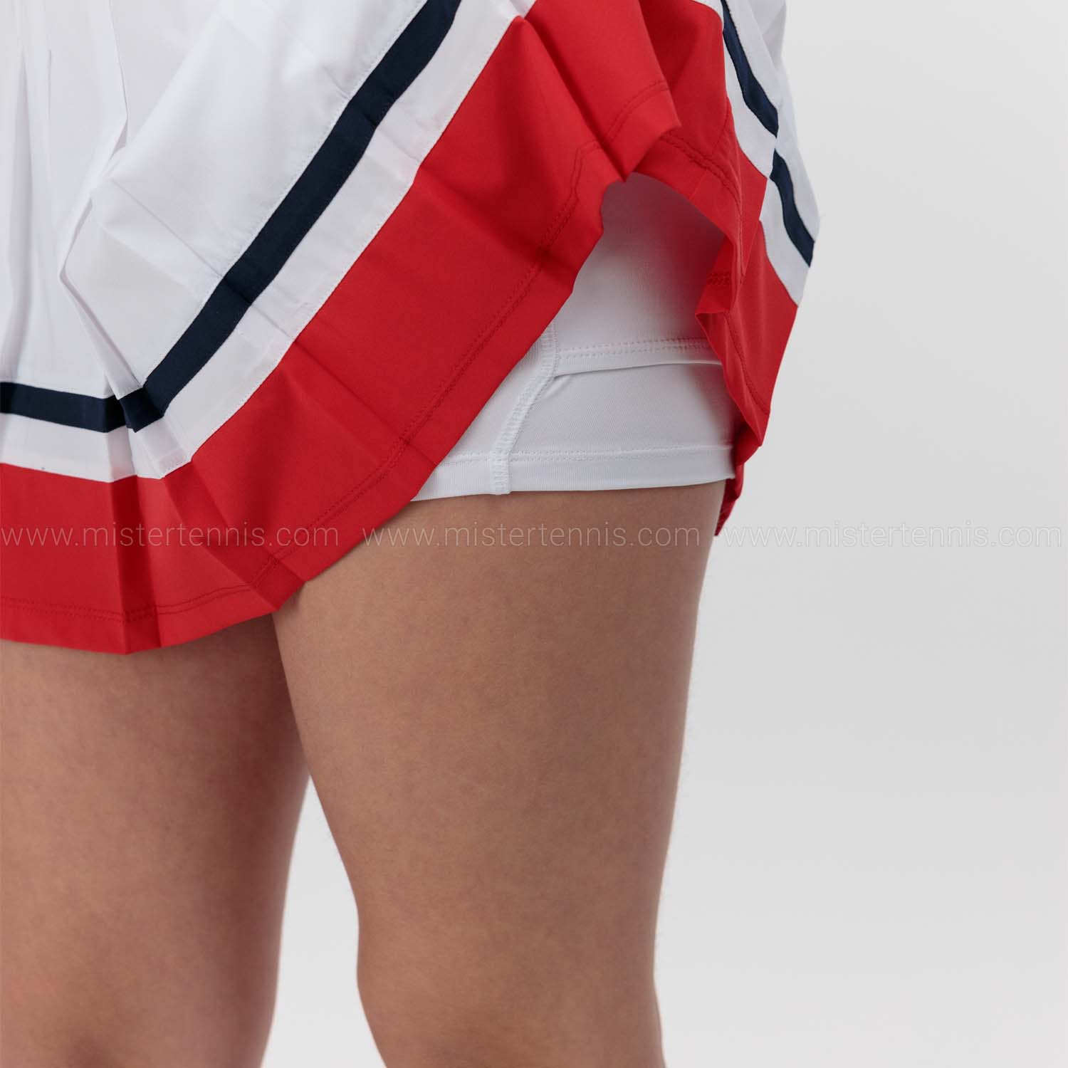 Fila Sabine Falda Niña - White/Red