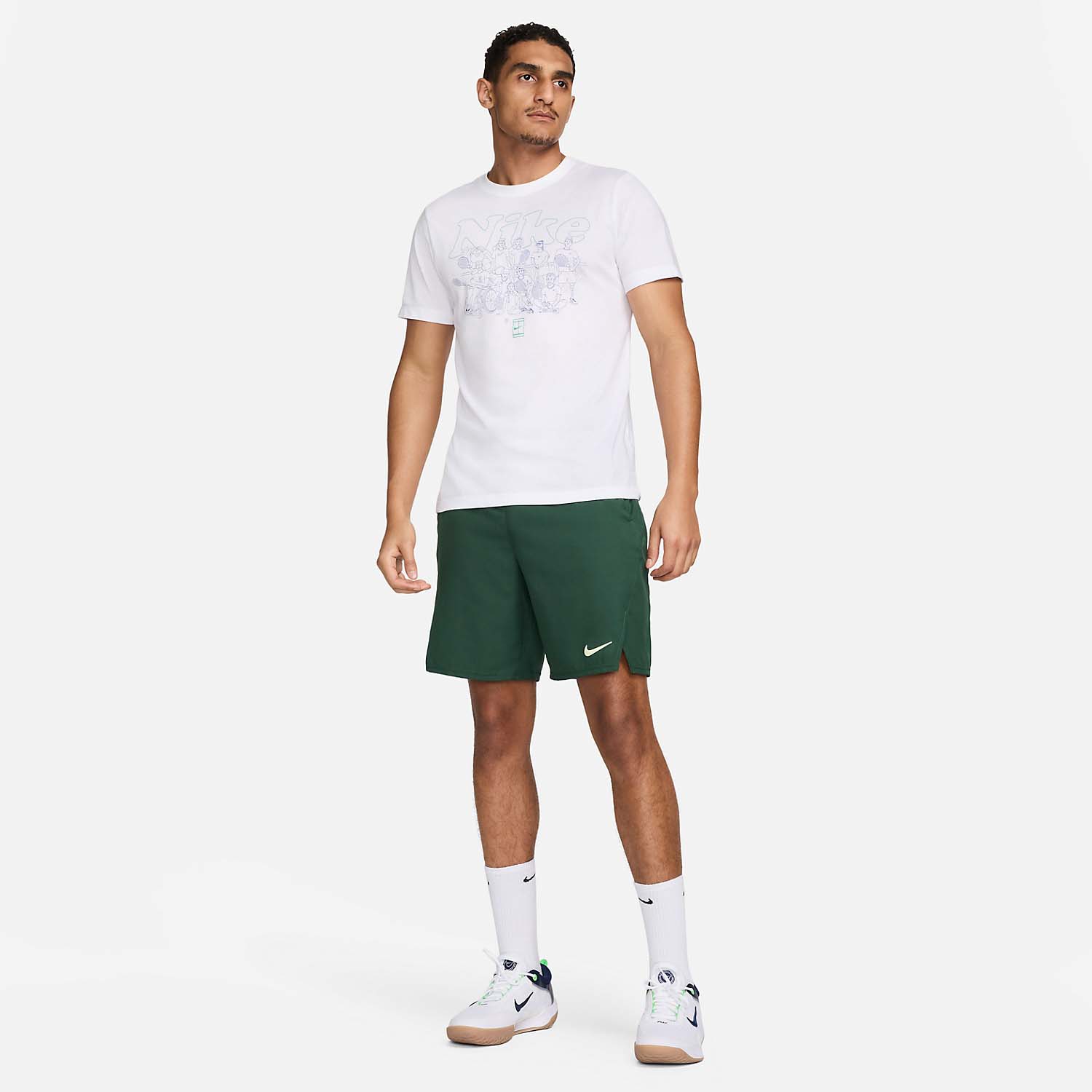 Nike Court Maglietta - White