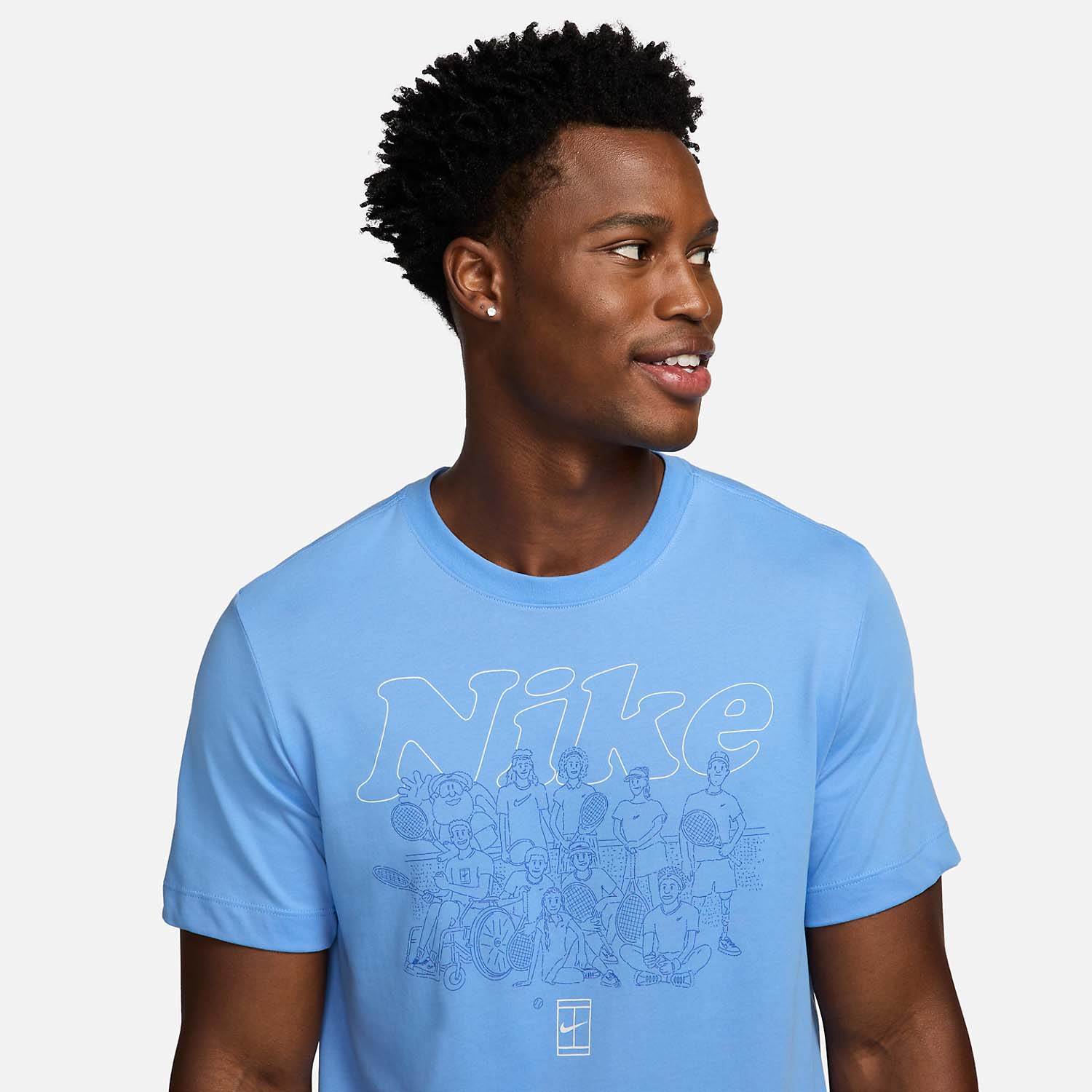 Nike Court T-Shirt - University Blue