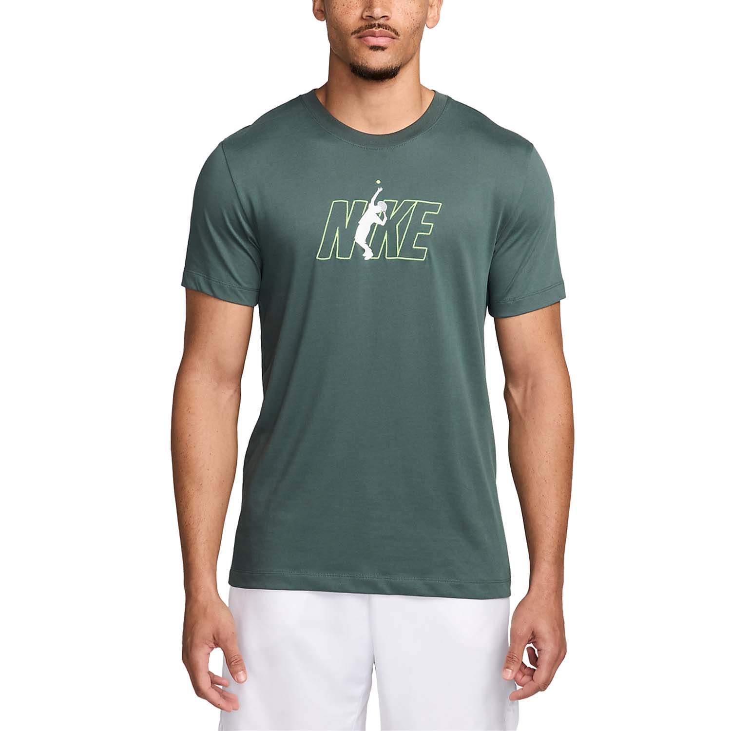 Nike Court Open T-Shirt - Vintage Green