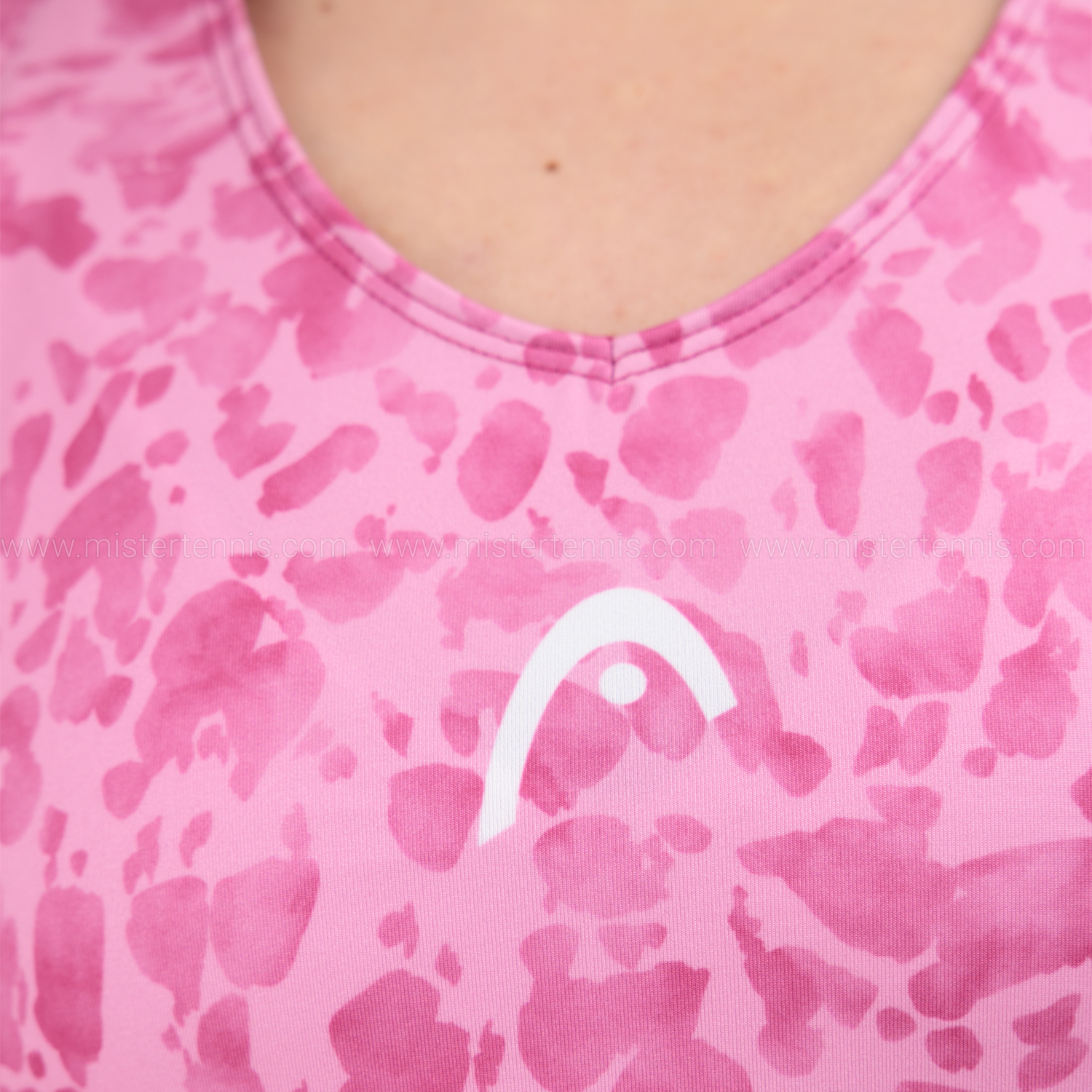 Head Spirit Logo Dress - Print Vision/Vivid Pink