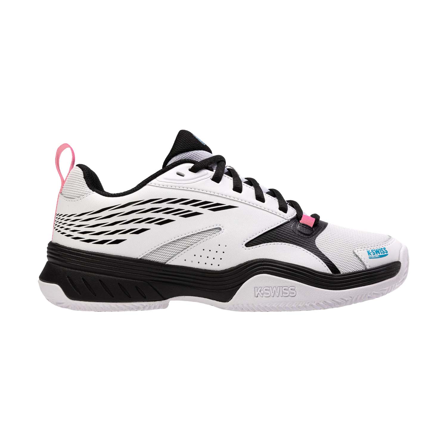 K-Swiss SpeedEx Padel - White/Black/Aquarius