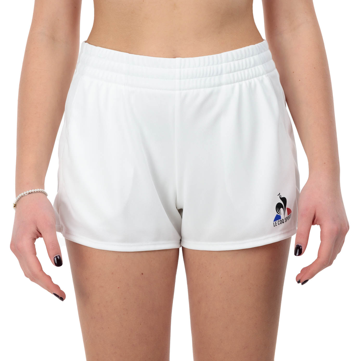 Le Coq Sportif Court 2.5in Shorts - New Optical White