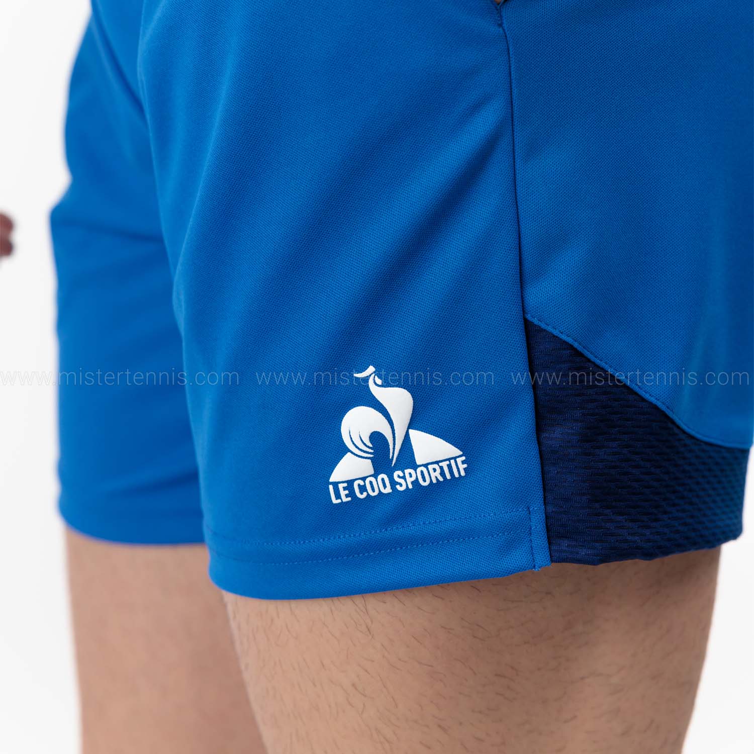 Le Coq Sportif Pro Logo 6in Shorts - Lapis Blue