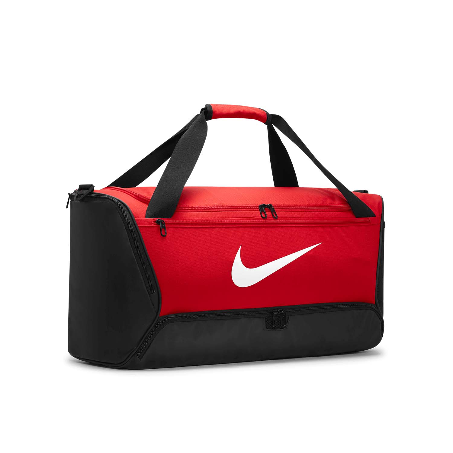 Nike Brasilia 9.5 Medium Duffle - University Red/Black/White