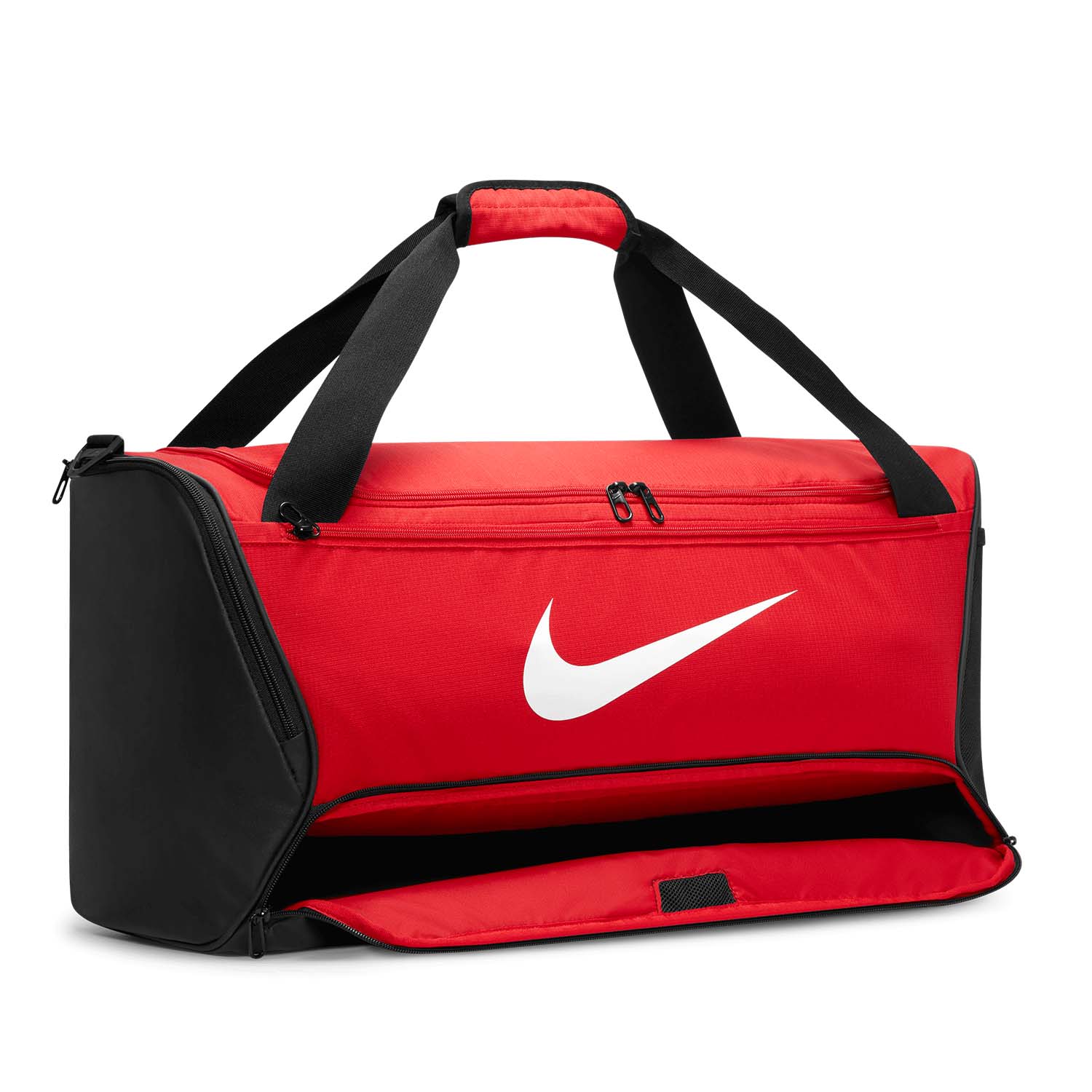 Nike Brasilia 9.5 Borsone Medio - University Red/Black/White