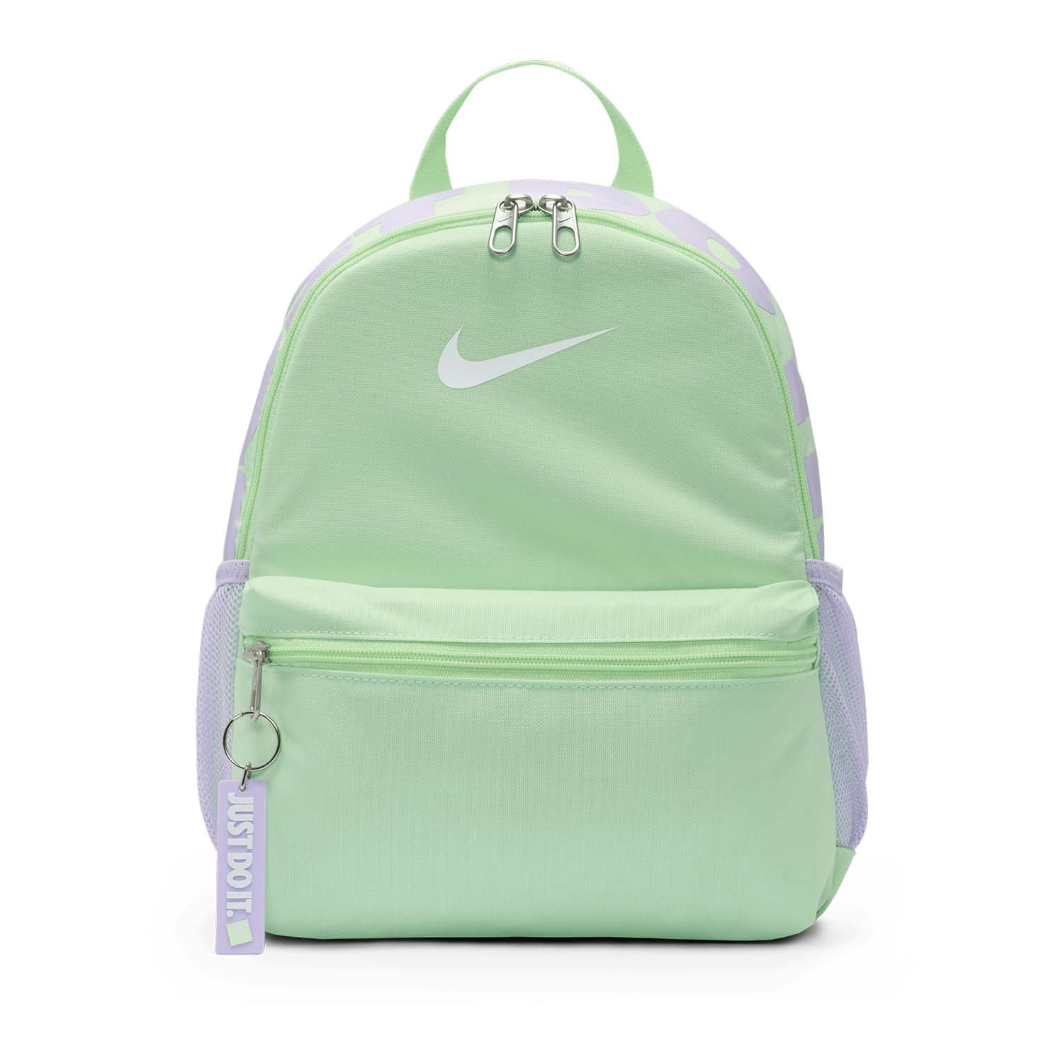 Nike Brasilia JDI Zaino Mini Bambini - Vapor Green/Lilac Bloom/White