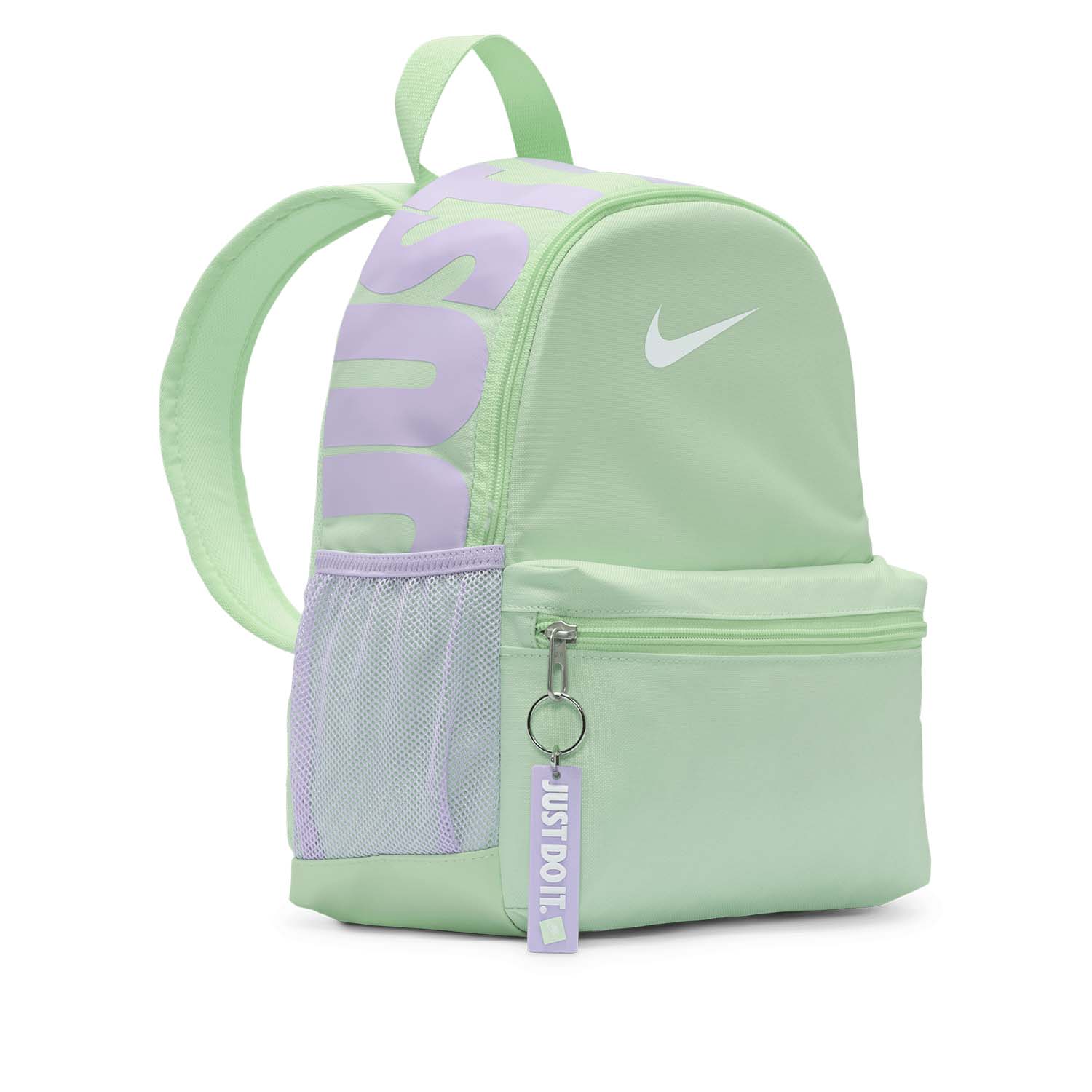 Nike Brasilia JDI Mochila Mini Niños - Vapor Green/Lilac Bloom/White