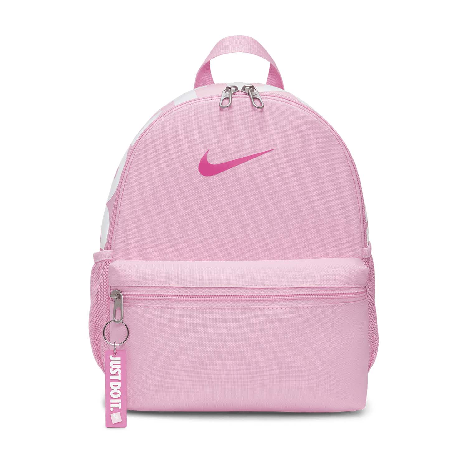 Nike Brasilia JDI Mochila Mini Niños - Pink Rise/White/Laser Fuchsia