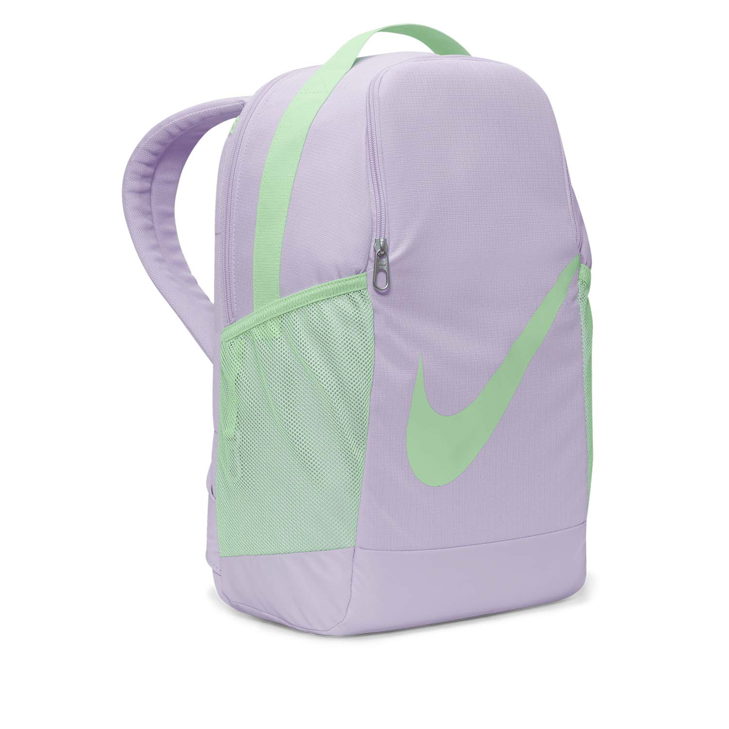 Nike Brasilia Mochila Niños - Lilac Bloom/Vapor Green