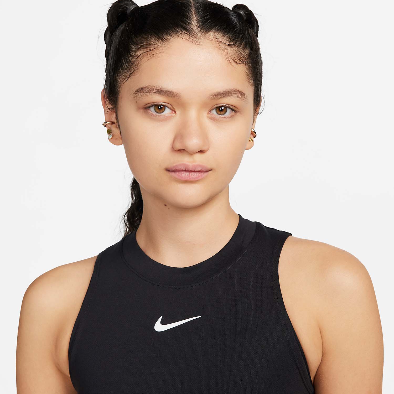 Nike Court Advantage Tank - Black/White