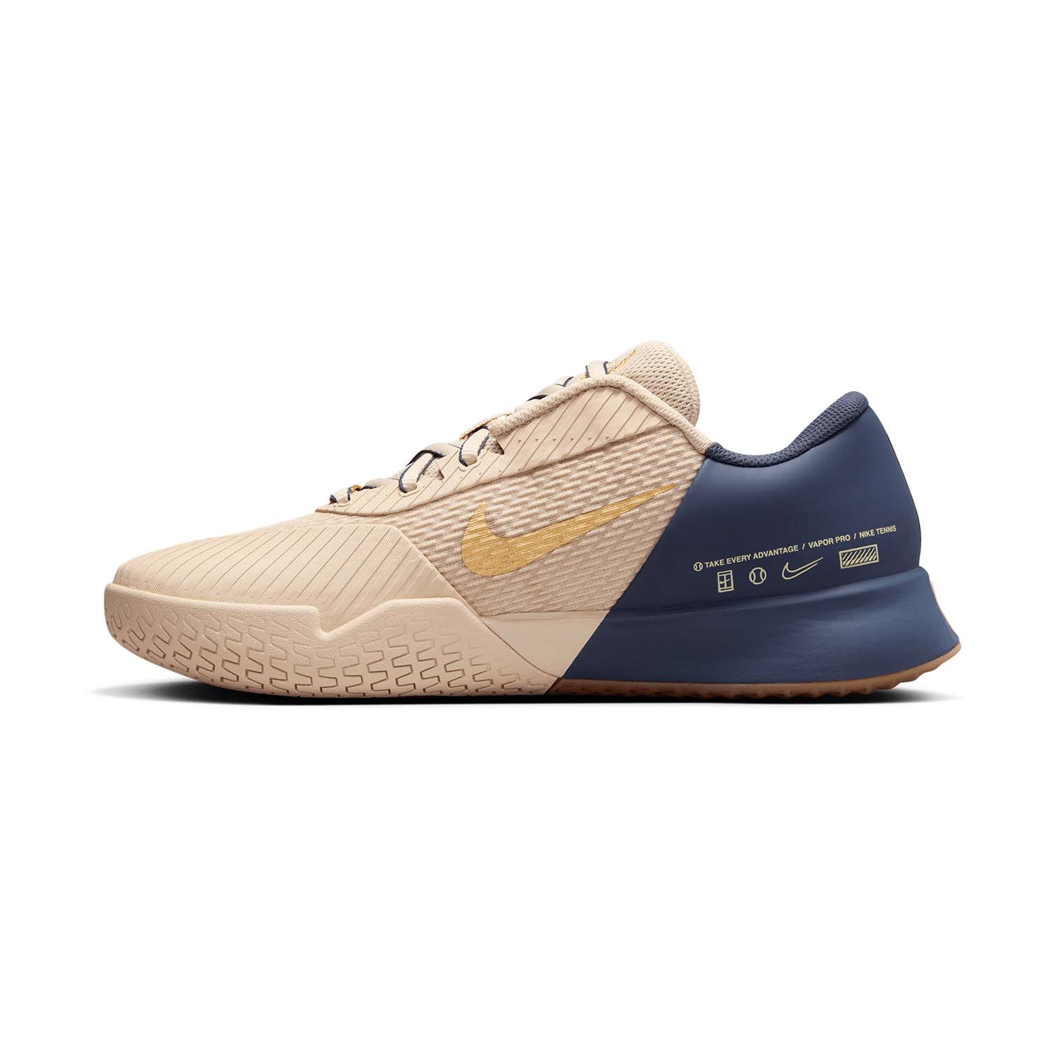 Nike Court Air Zoom Vapor Pro 2 HC Men's Tennis Shoes Sanddrift