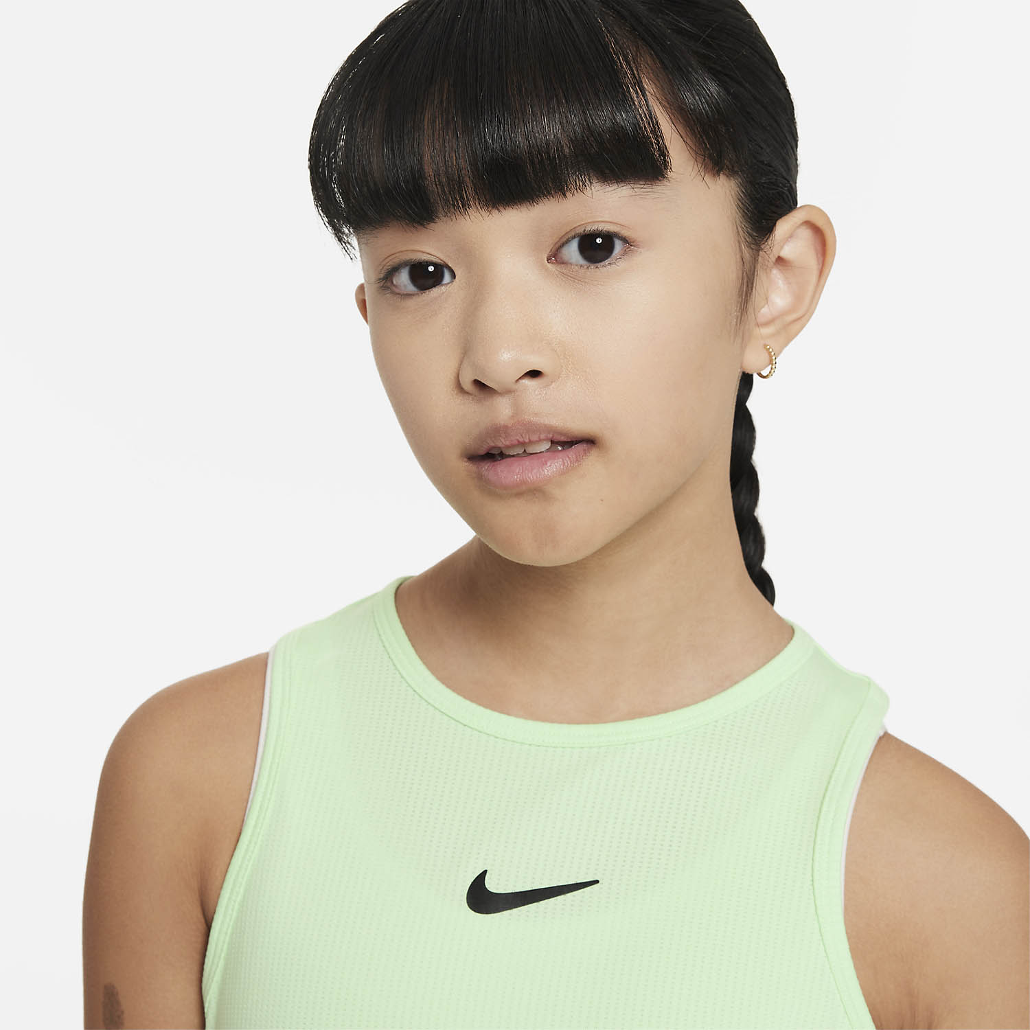 Nike Court Dri-FIT Victory Canotta Bambina - Vapor Green/Black