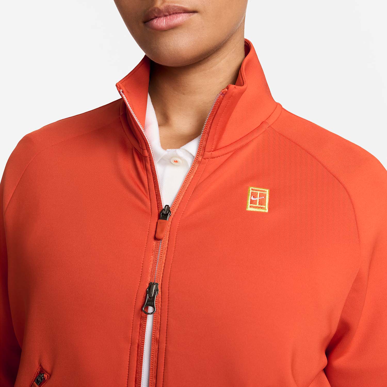 Nike Court Heritage Logo Jacket - Rust Factor