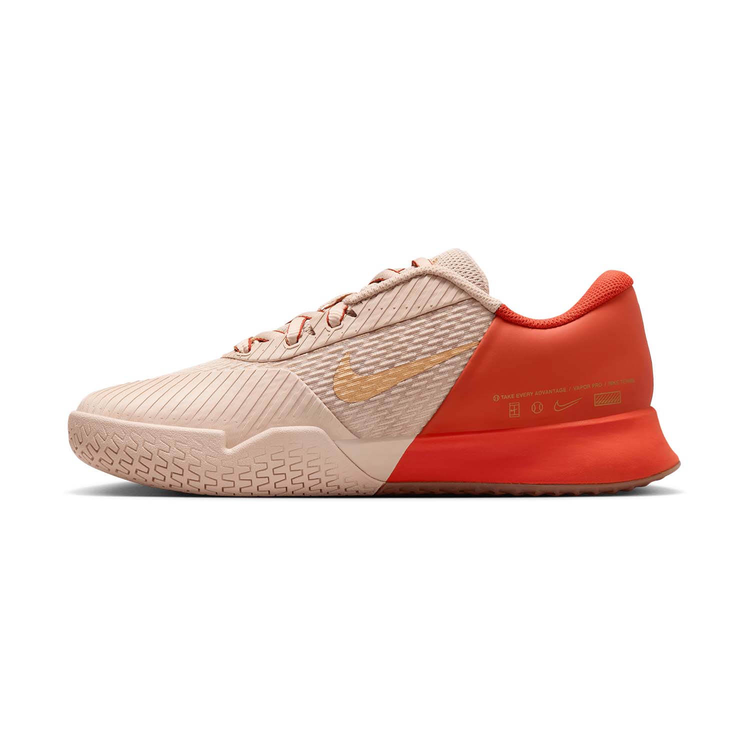 Nike Court Air Zoom Vapor Pro 2 HC Premium - Sanddrift/Metallic Gold/Rust Factor