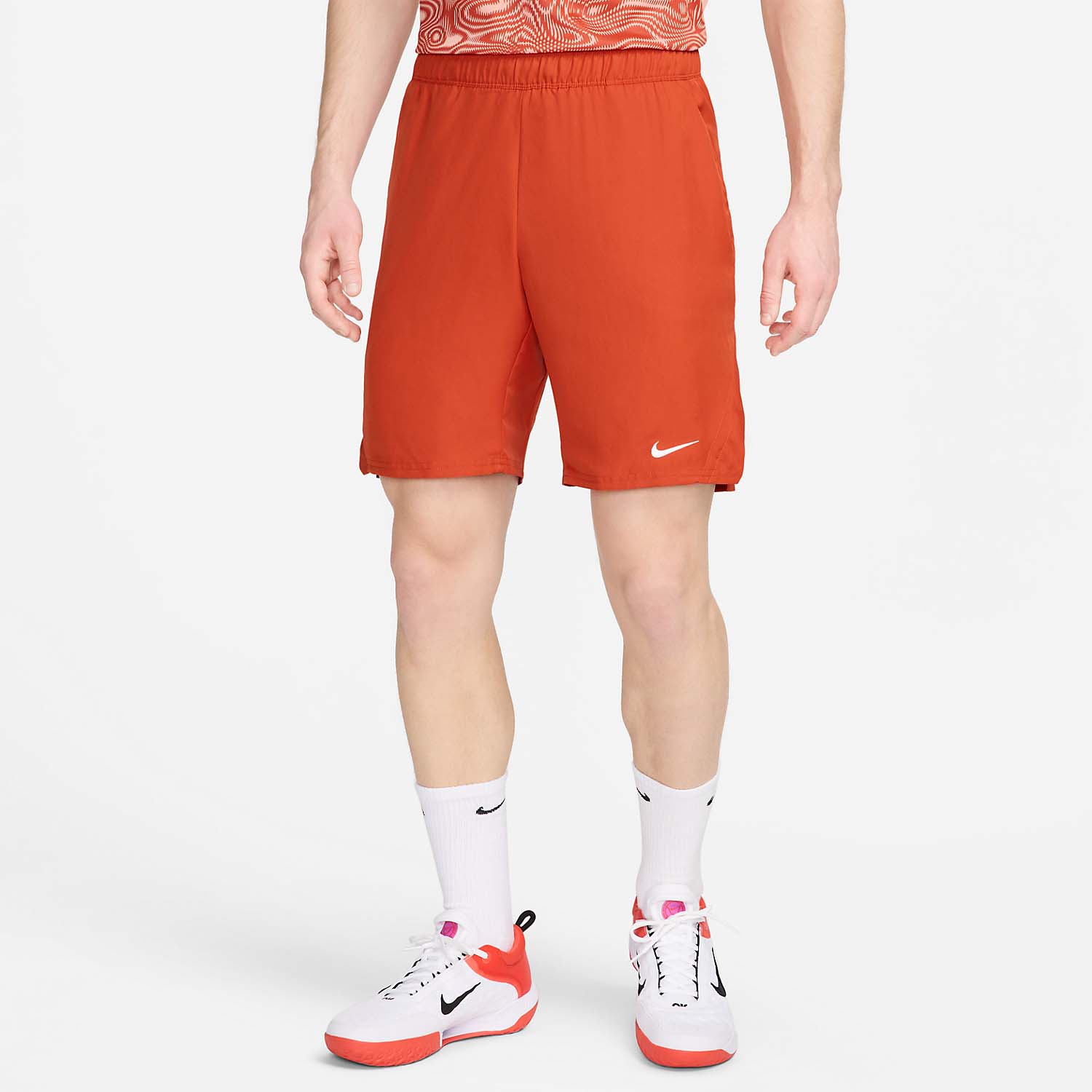 Nike Court Victory 9in Shorts - Rust Factor/White