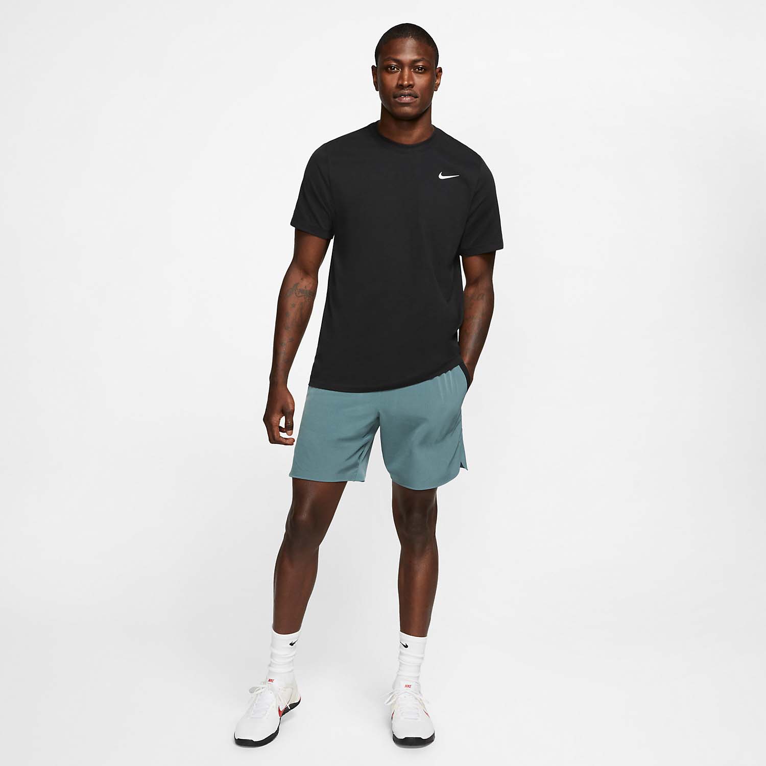 Nike Dri-FIT Court T-Shirt - Black/White