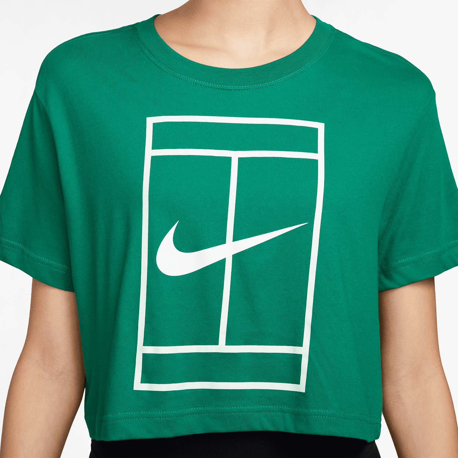 Nike Court Dri-FIT Heritage Women's Tennis T-Shirt Malachite